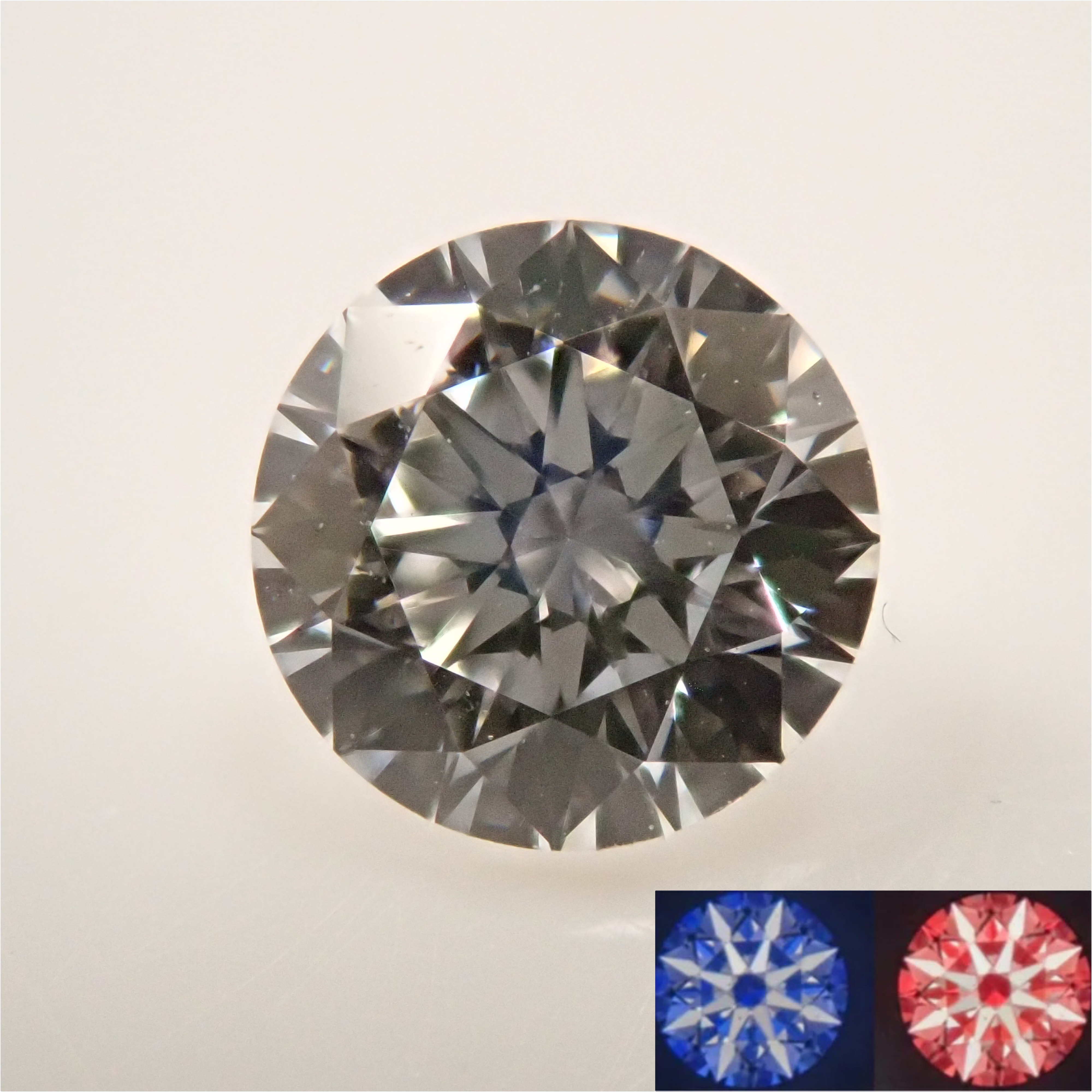 【抽選販売①_202608_09】インターナリーフローレスダイヤモンド(H&C) 3.9mm/0.215ctルース(E, IF, 3Excellent H&C) GIA