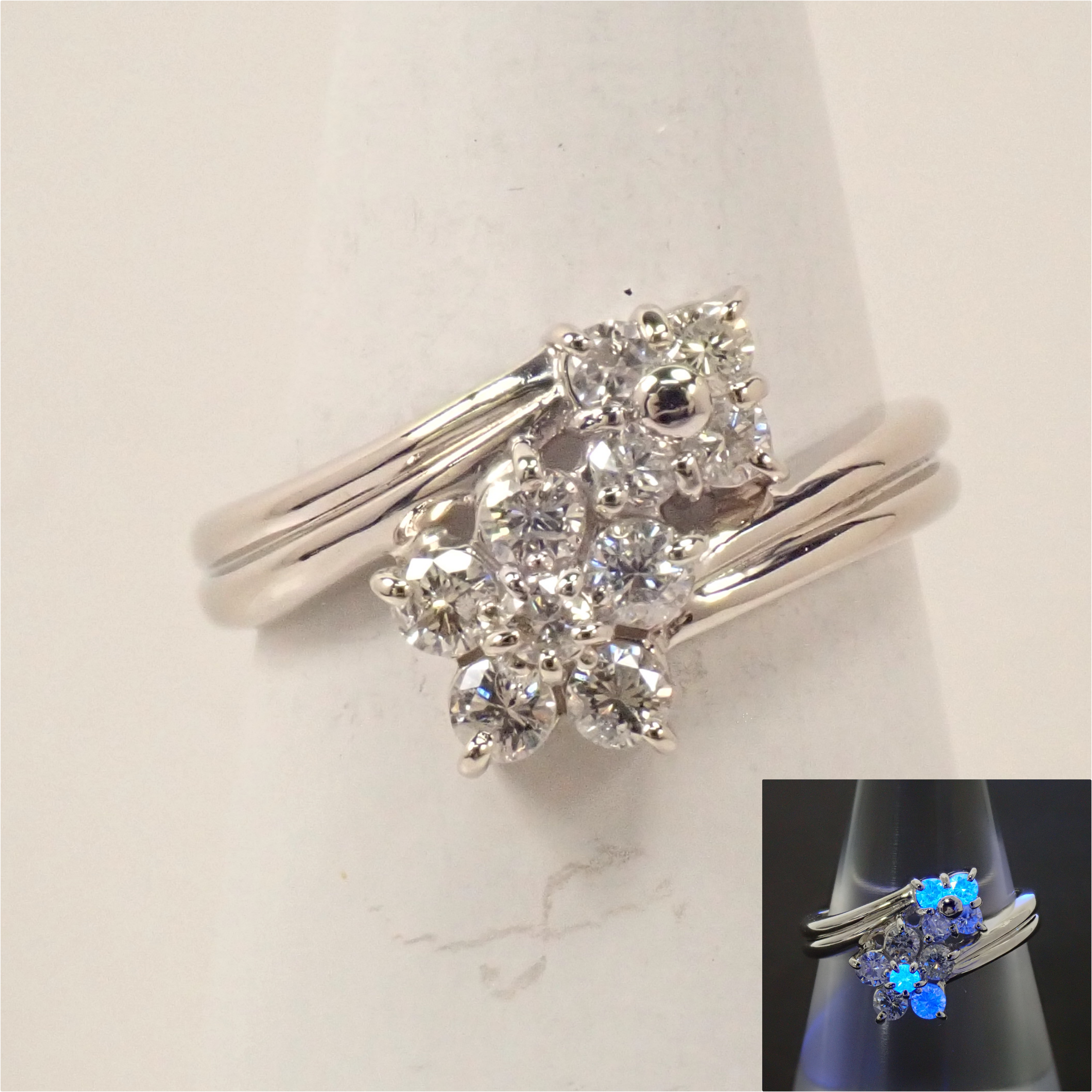 【5/18 22時販売】【カラフリ】Pt900 ダイヤモンド 0.50ct リング