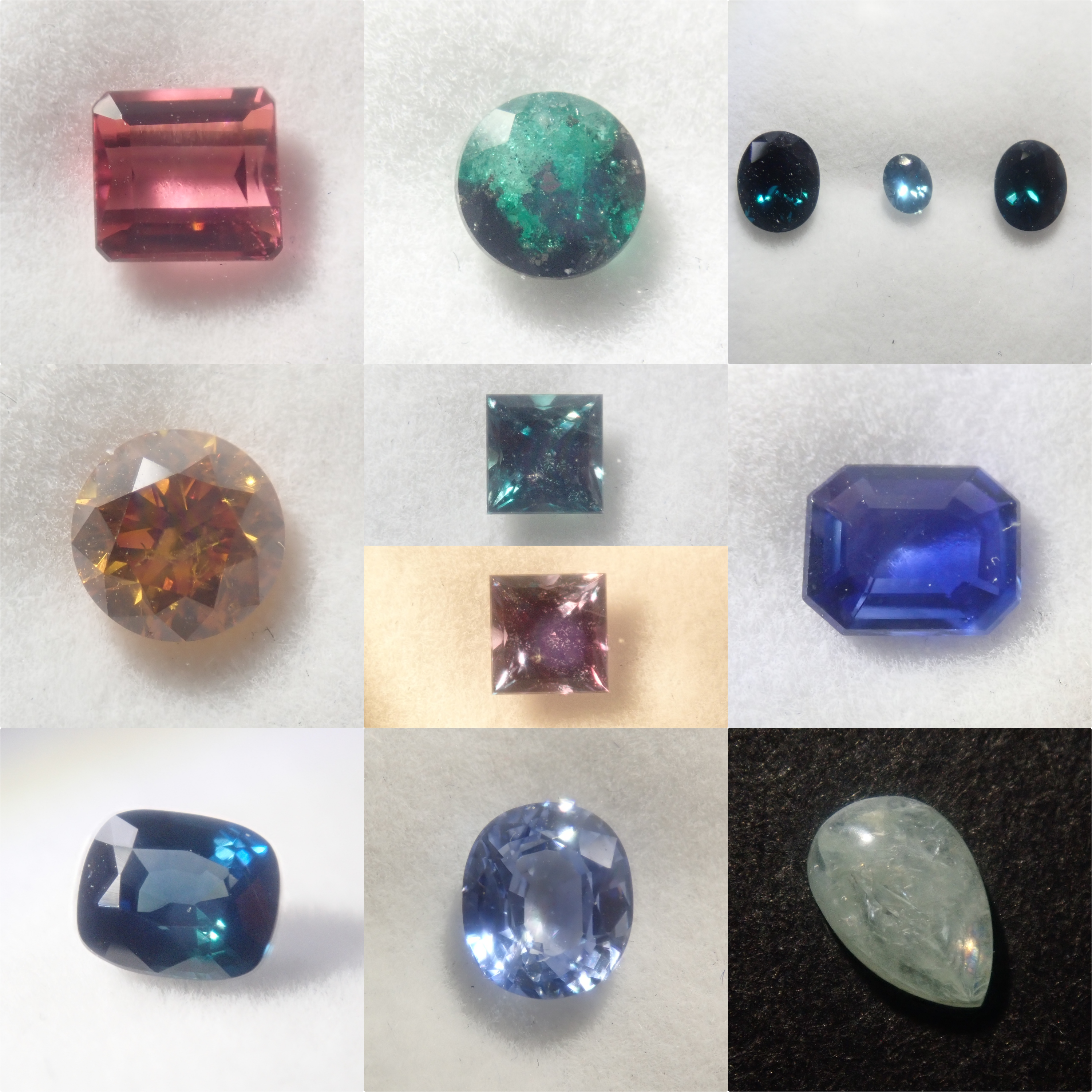 {六月活動限量版} 稀有寶石 Gacha💎 帕帕拉恰藍寶石 0.3ct+ 附證書、藍錐礦、紅色綠柱石等散石,每顆寶石售價 1 顆 {可享多顆購買折扣}