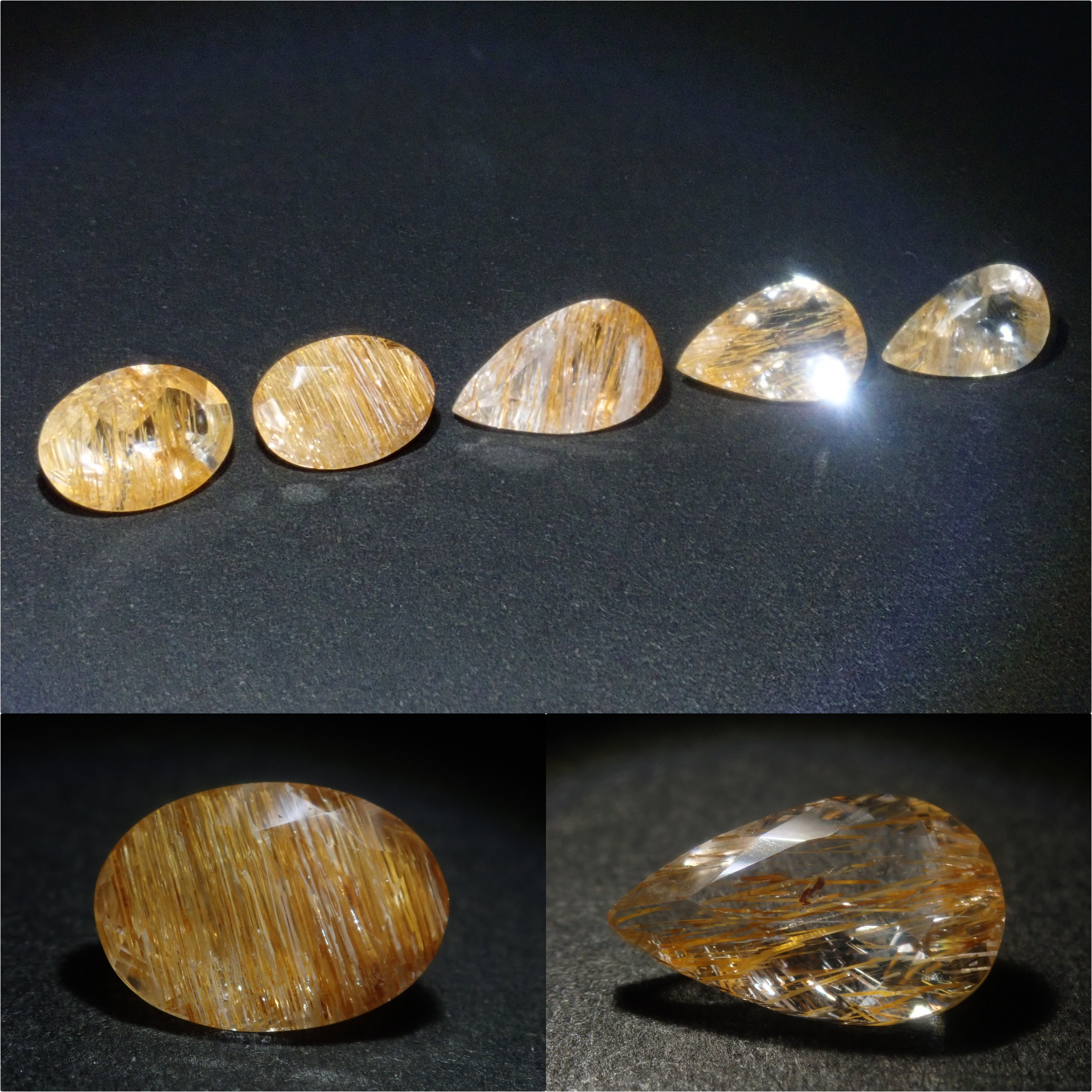 【3/14 22時販売】《ツーソン新着・限定5石》ブラジル産ライモナイトイントパーズ 平均2.8ct《複数購入割引有》