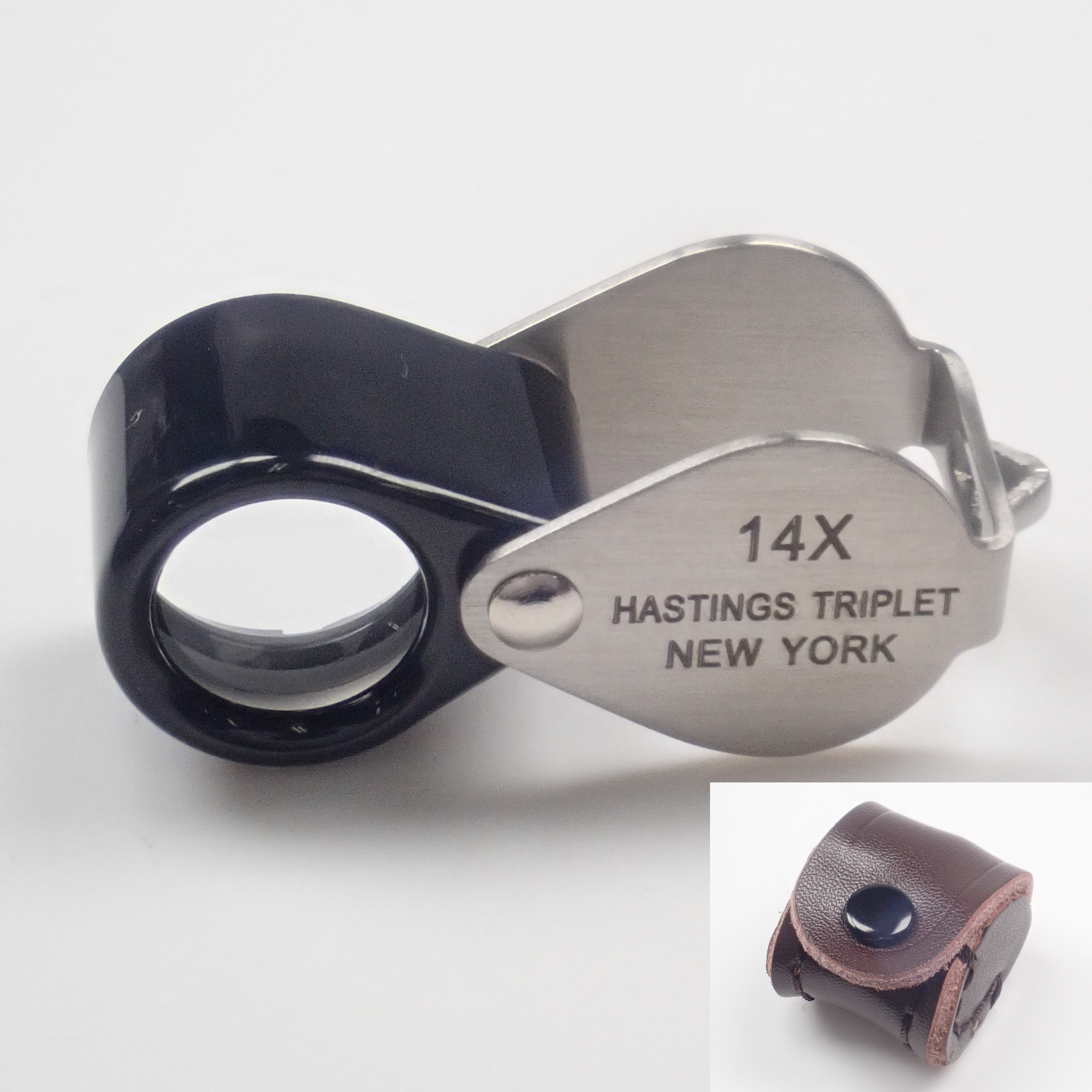 【宝石商の道具】《残り3セット》宝石用ルーペ(倍率14倍)・ブルーダイヤモンド・ピンクトルマリンorサファイアの3点セット