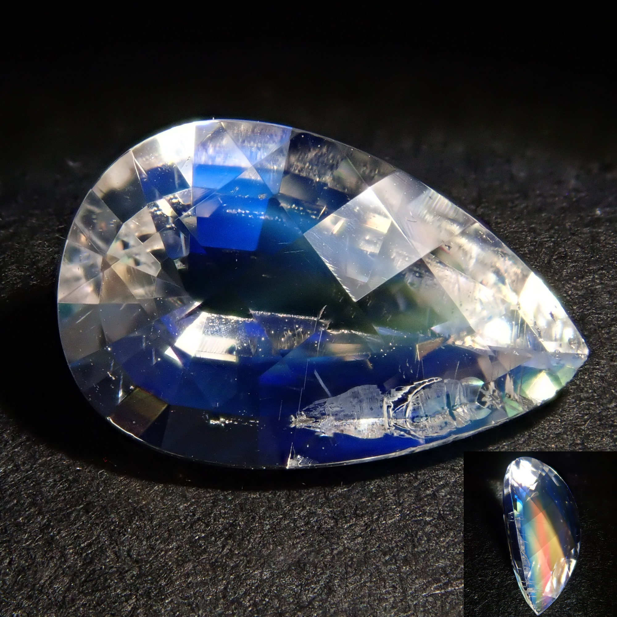 Andesine Labradorite (also known as Rainbow Moonstone) 1.373ct