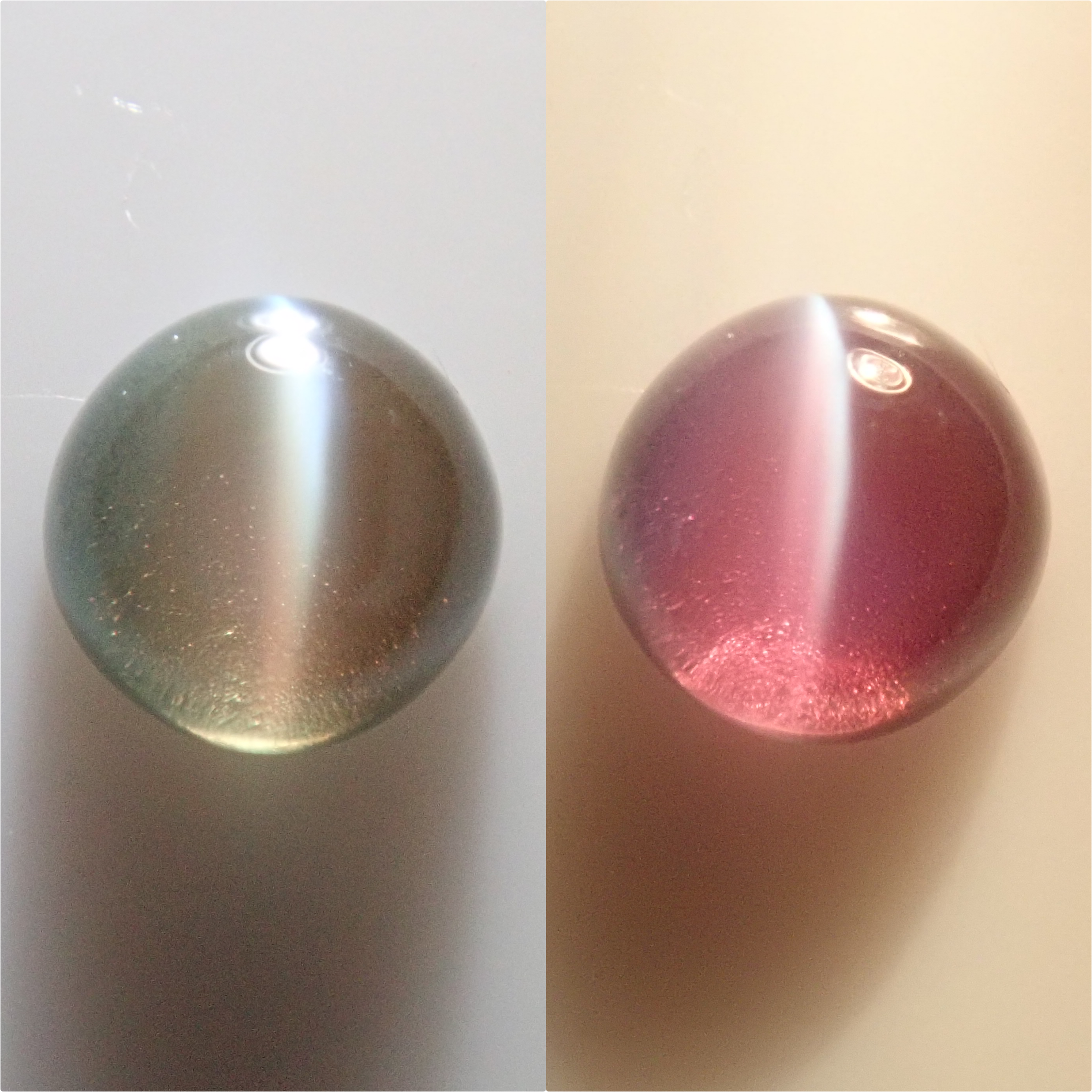 【4/13 22時販売】ブラジル産アレキサンドライトキャッツアイ 0.097ctルース