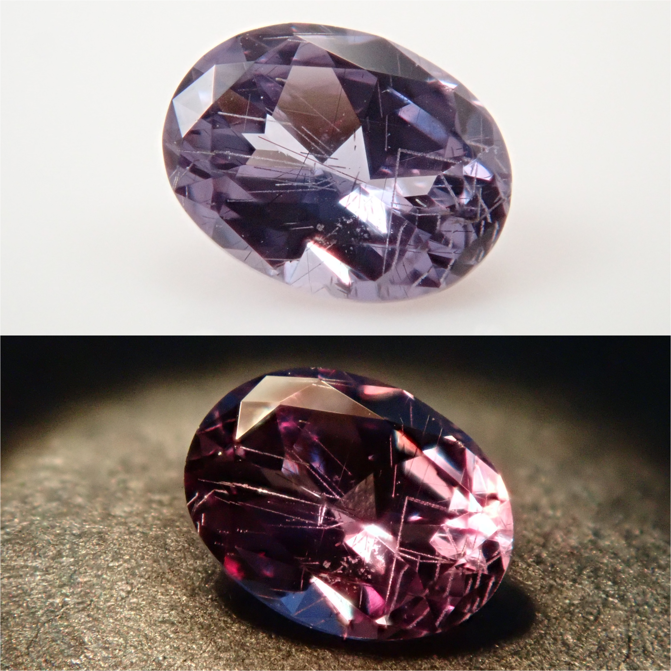 【1/1 22時販売】マダガスカル産ベキリーブルーガーネット(カラーチェンジガーネット) 0.189ctルース