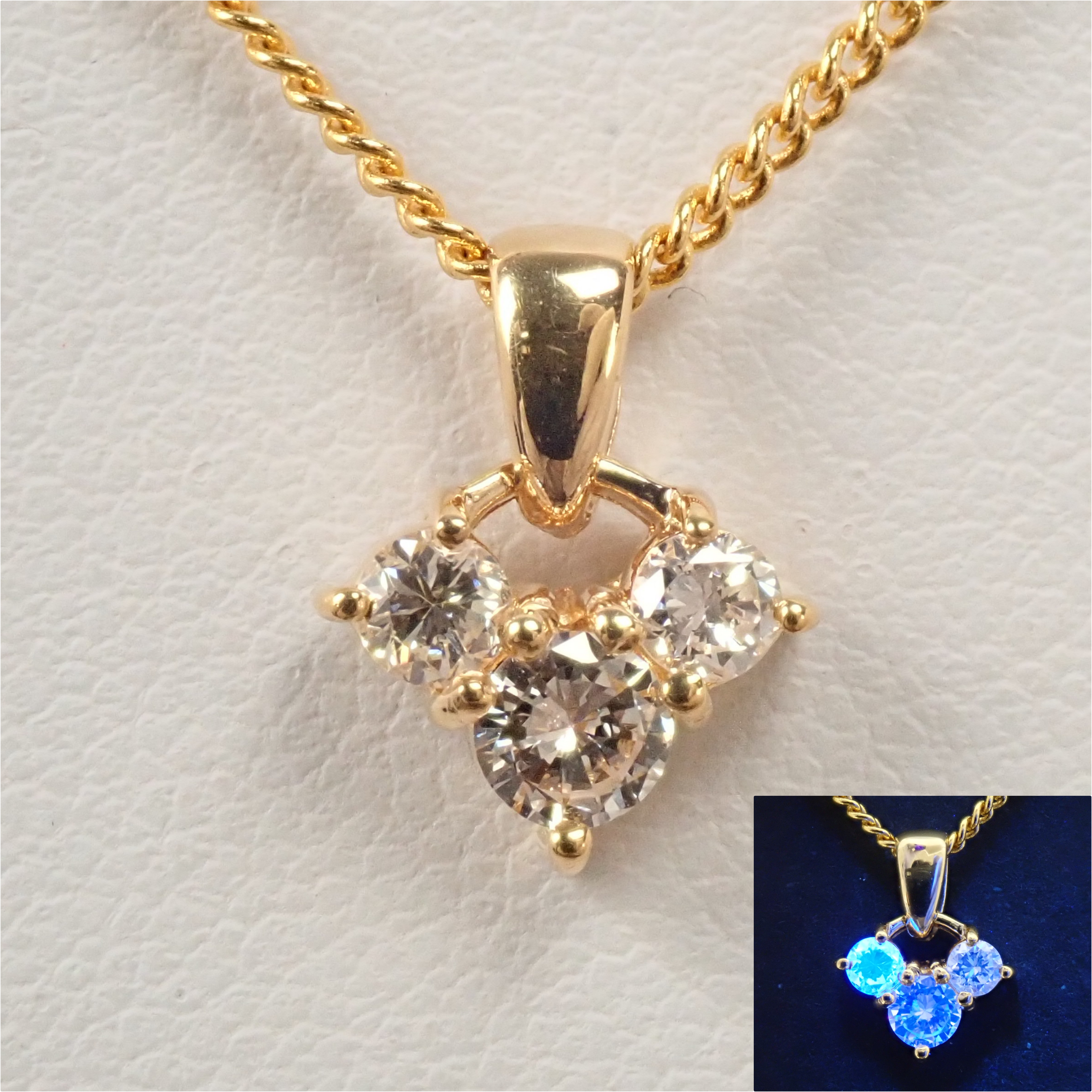 【5/23 22時販売】【カラフリ】K18 ダイヤモンド 0.3ct ペンダントトップ(ネックレストップ)