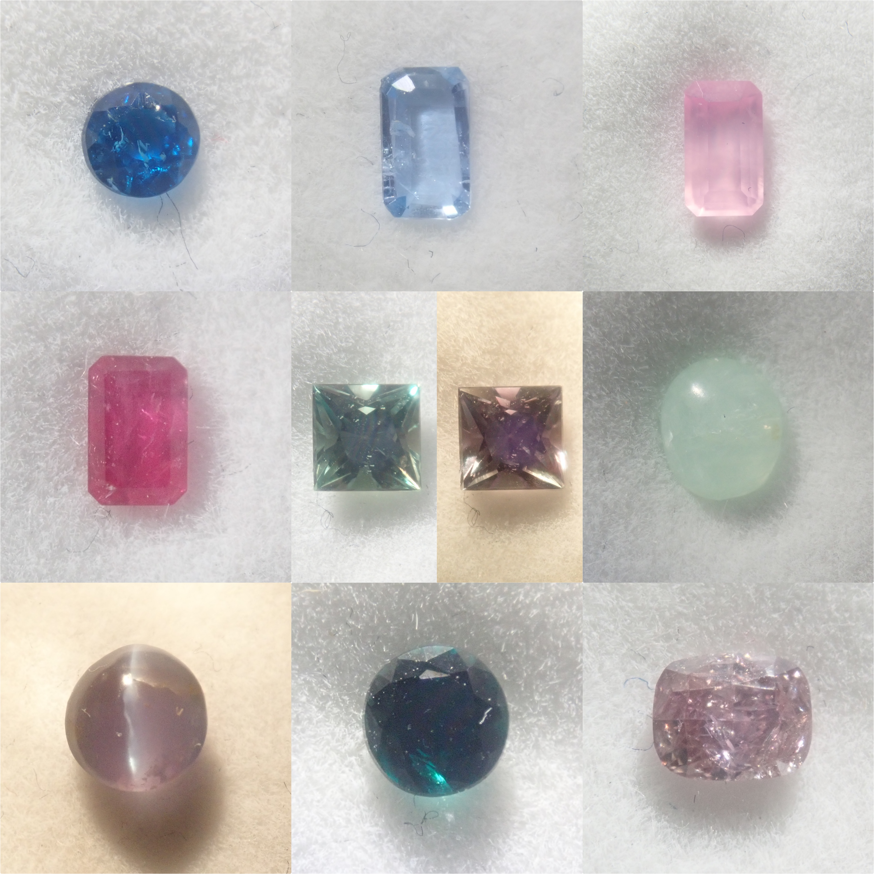 {六月活動限量版} 稀有寶石 Gacha💎 帕帕拉恰藍寶石 0.3ct+ 附證書、藍錐礦、紅色綠柱石等散石,每顆寶石售價 1 顆 {可享多顆購買折扣}