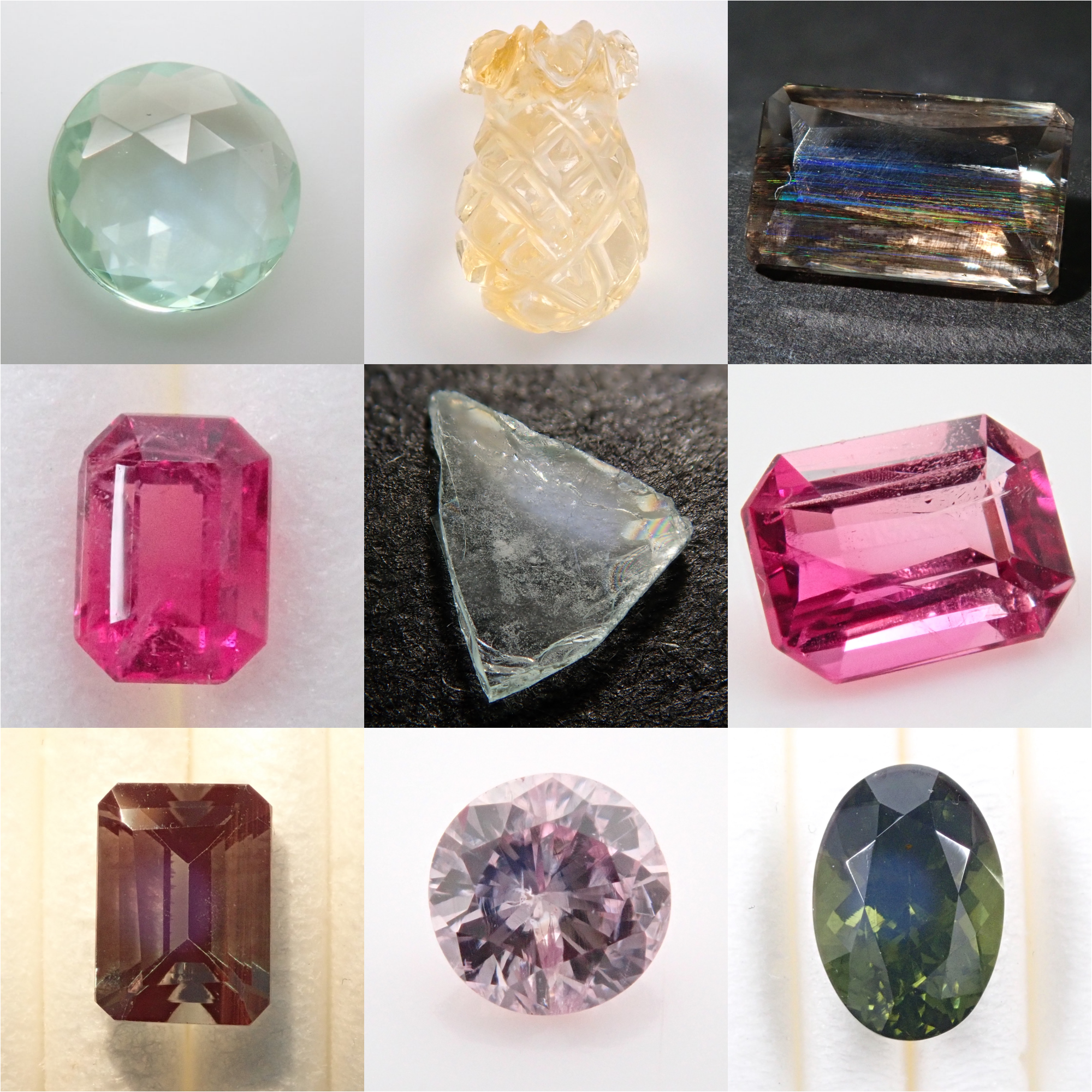 【5/6 22時販売】《限定23石》フォスフォフィライトやレッドベリル0.1ctupやピンクダイヤ(FANCY LIGHT PURPLISH PINK)など含むがジェムガチャ1石《複数購入割引有》
