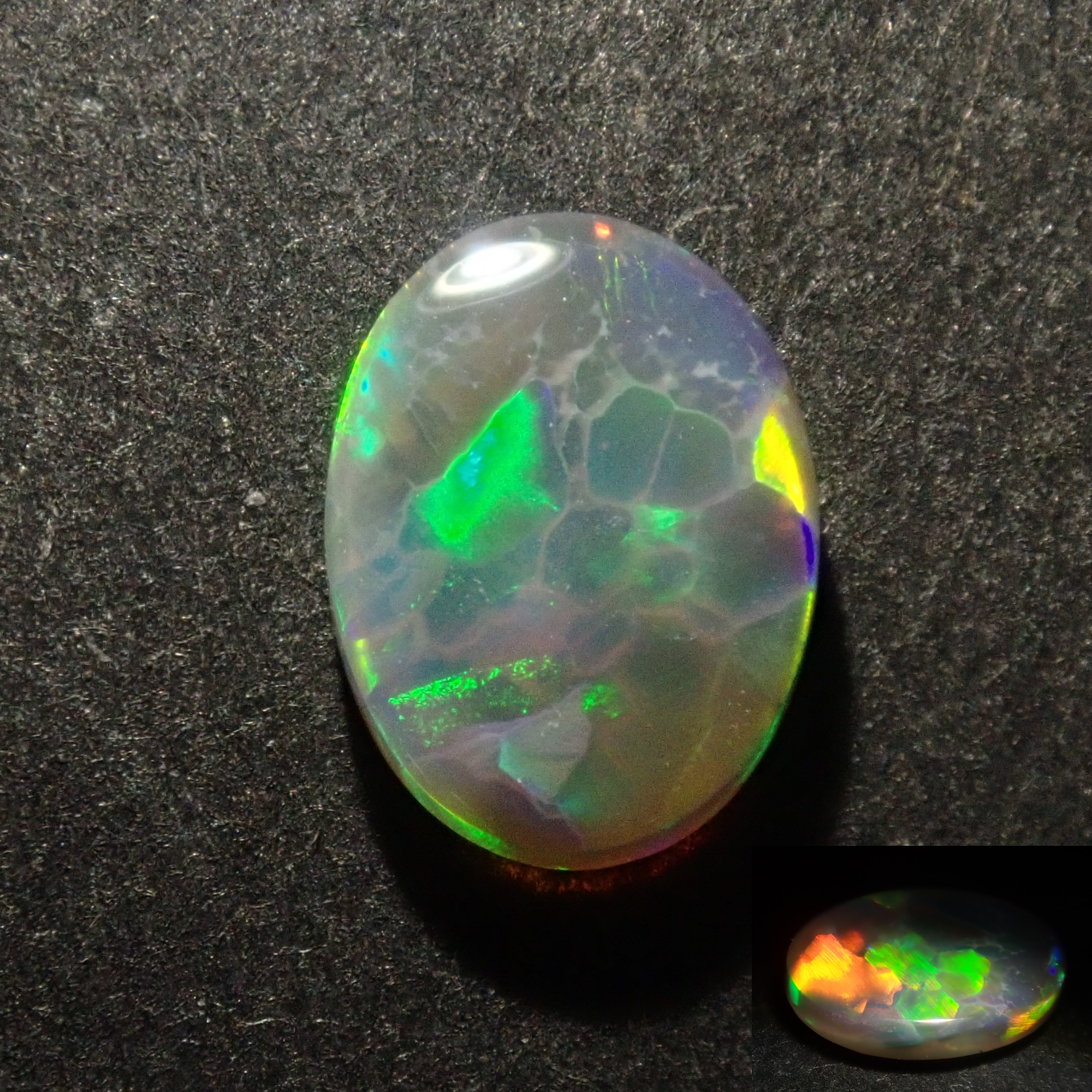 オーストラリア産ブラックオパール 0.386ルース オーストラリア産ブラックオパール 0.386ルース