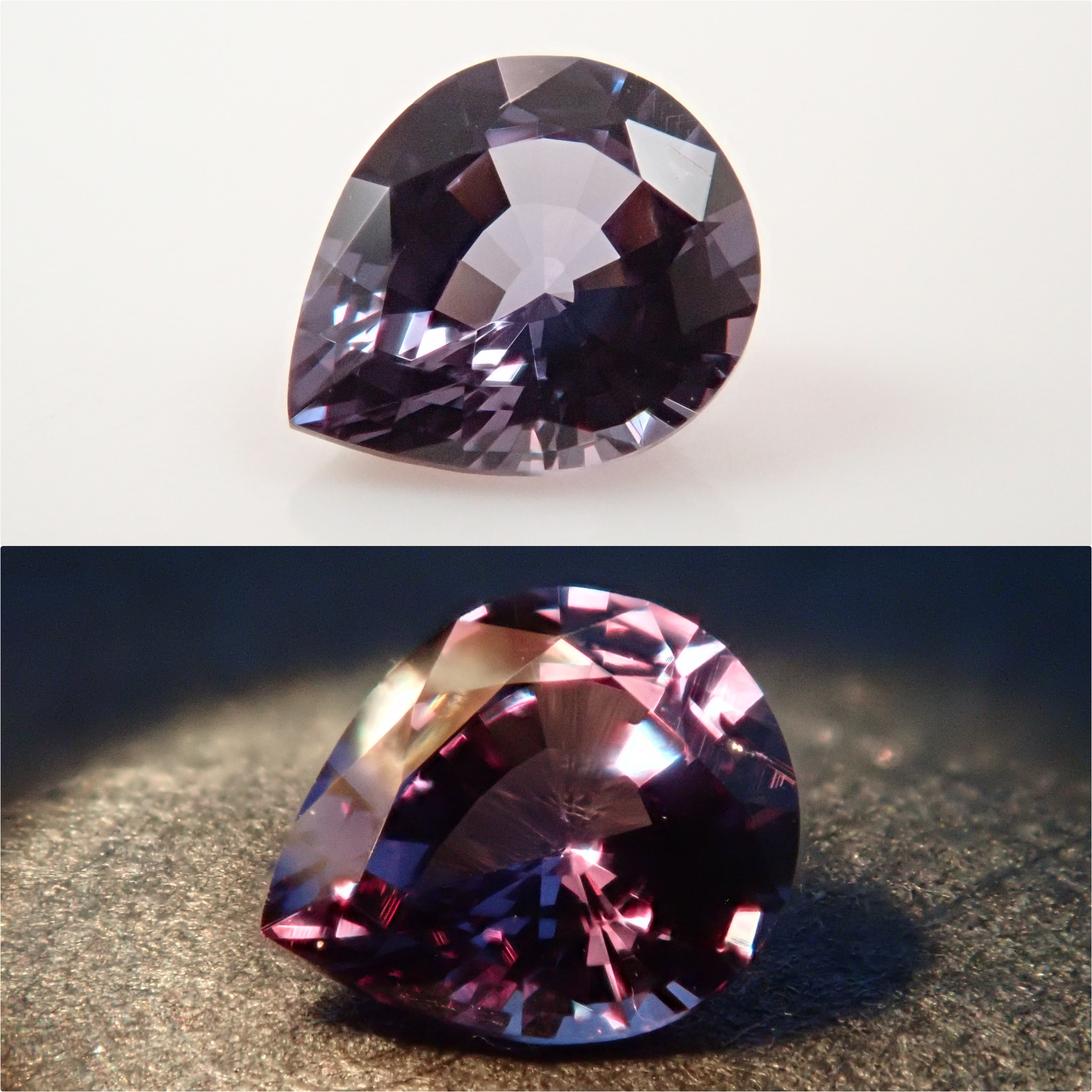 【4/27 22時販売】マダガスカル産ベキリーブルーガーネット(カラーチェンジガーネット) 0.230ctルース