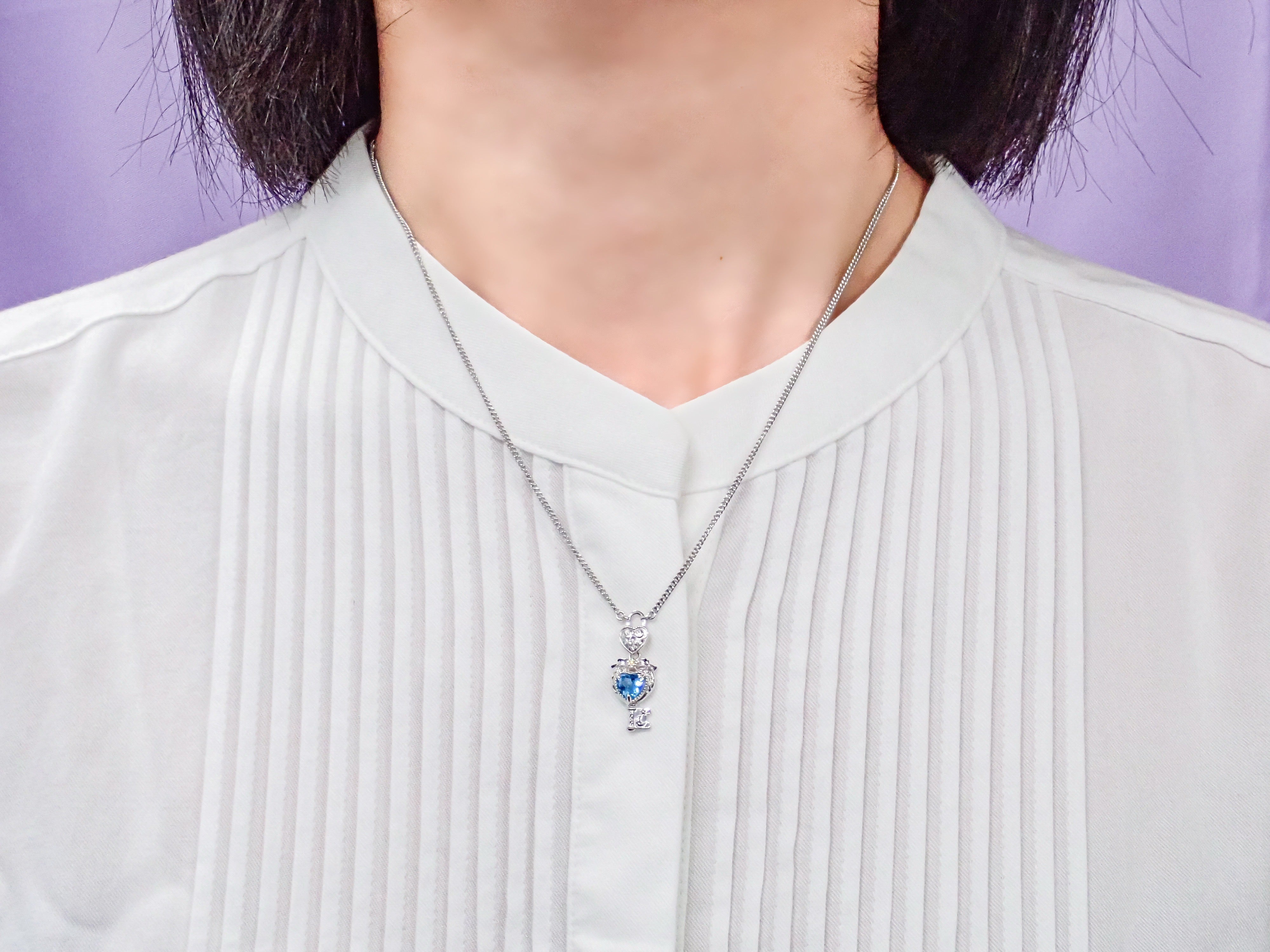 【11/21 22時販売開始】大人のセボンスタージュエリー第3弾  ハートキーロックペンダント シルバーモデル(シルバーカラー/ゴールドカラー) SV925