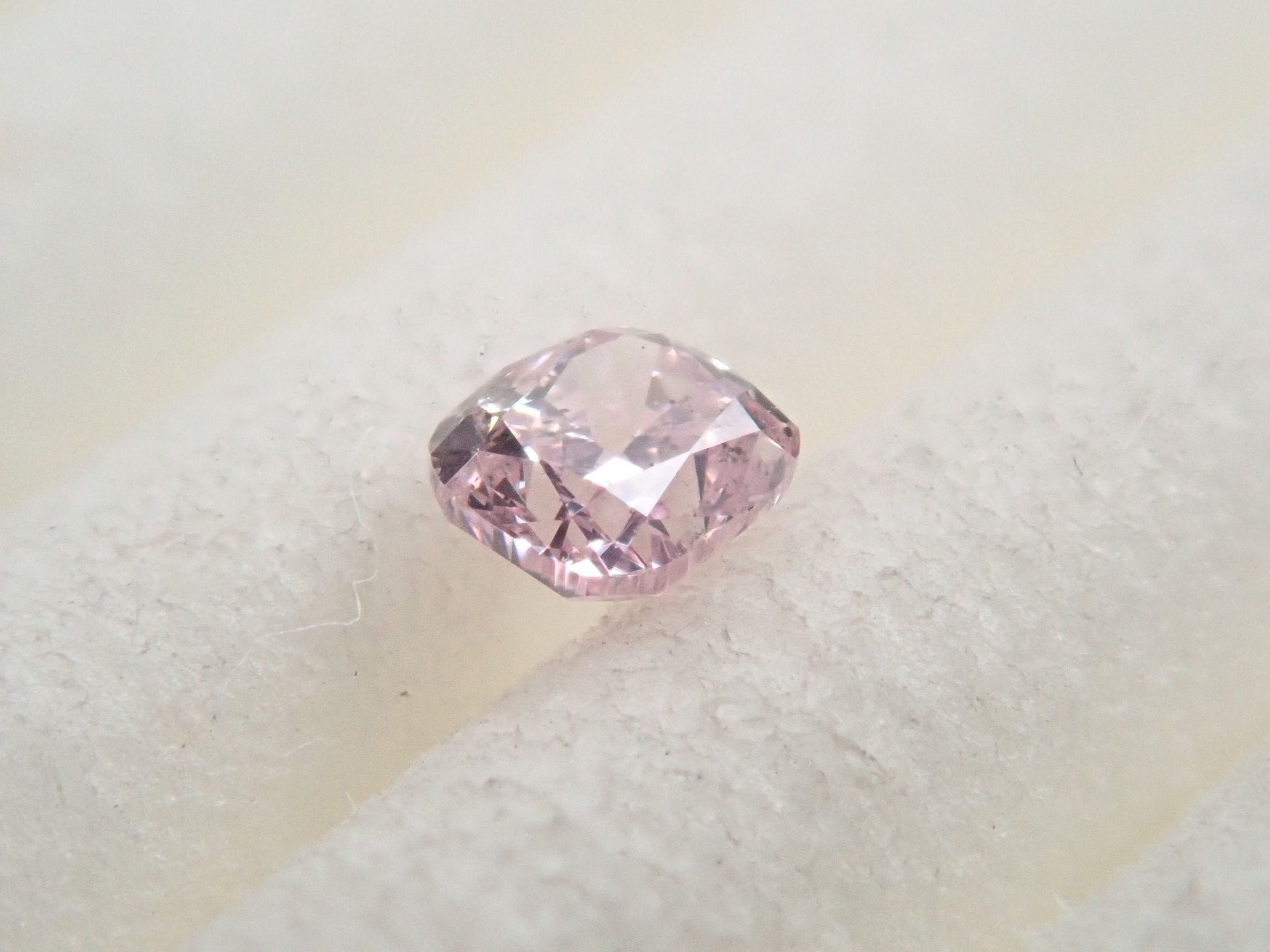 ピンクダイヤモンド 0.092ctルース(FANCY PURPLISH PINK, SI2) - KARATZ STORE|カラッツSTORE