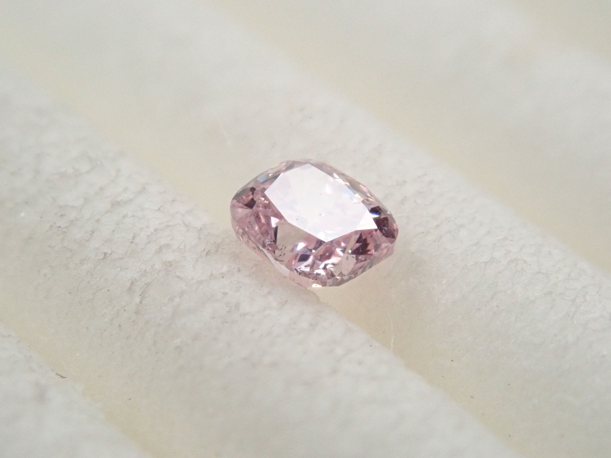 ピンクダイヤモンド 0.092ctルース(FANCY PURPLISH PINK, SI2) - KARATZ STORE|カラッツSTORE