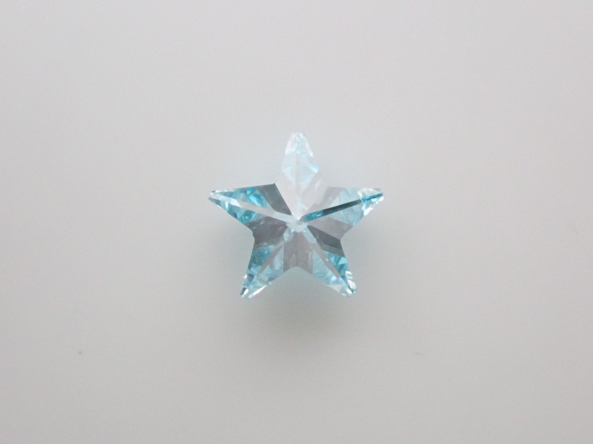 ブルーダイヤモンド (スターカット) 0.094ctルース(Treted FANCY INTENSE GREEN BLUE, VS1) - KARATZ STORE|カラッツSTORE