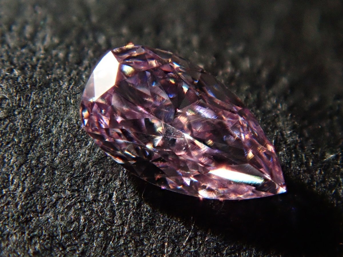 ピンクダイヤモンド 0.121ctルース(FANCY PURPLE PINK, VS2) - KARATZ STORE|カラッツSTORE