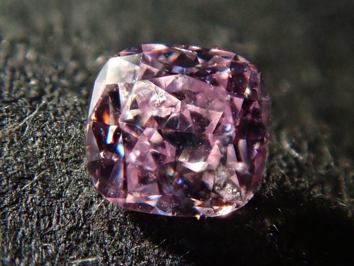 パープルダイヤモンド 0.170ctルース(FANCY PINK PURPLE, SI2) GIA付 - KARATZ STORE|カラッツSTORE