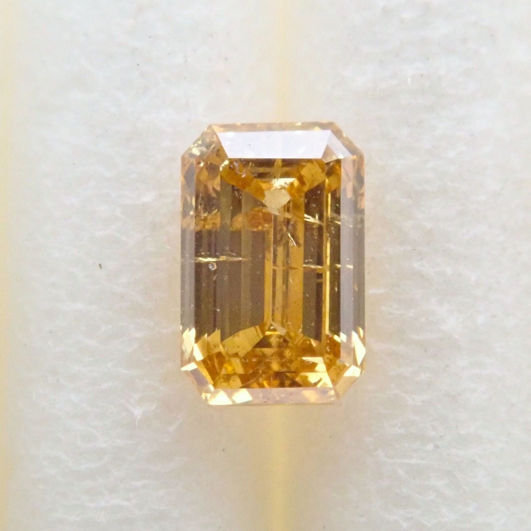 イエローダイヤモンド 0.206ctルース(FANCY DEEP ORANGY YELLOW, SI2) - KARATZ STORE|カラッツSTORE