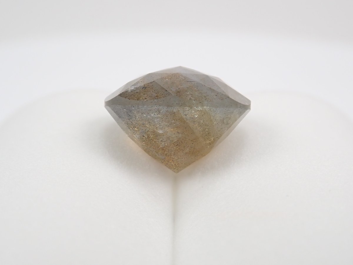 【カメリアカット】カナダ産ラブラドライト(通称名:ブルームーンストーン) 14mm/9.947ct《コラボ》ルース - カラッツSTORE