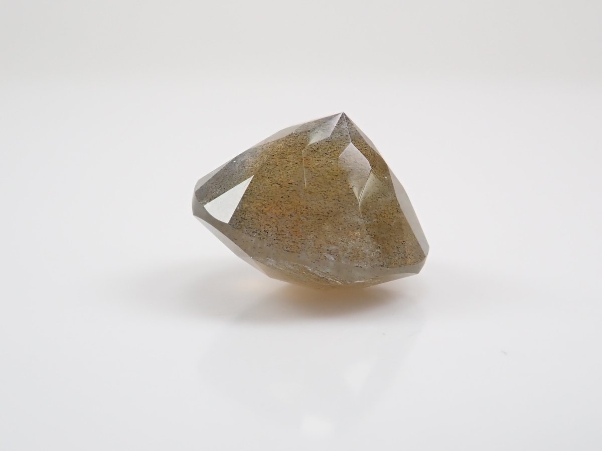 【カメリアカット】カナダ産ラブラドライト(通称名:ブルームーンストーン) 14mm/9.947ct《コラボ》ルース - カラッツSTORE
