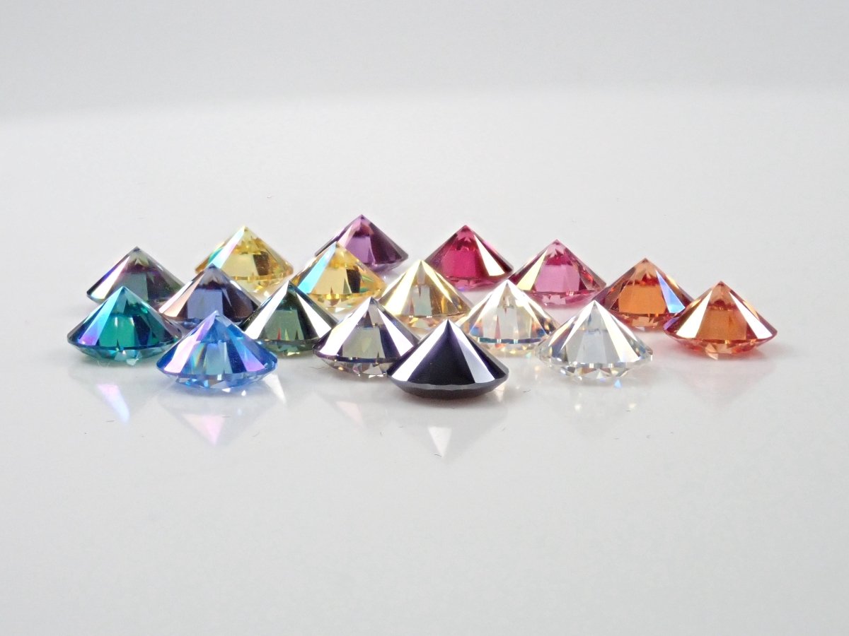《17色》宝石ガチャガチャ💎新作モアッサナイト6.5mm(H&C ハート&キューピッド)💎《複数購入割引有》 - カラッツSTORE