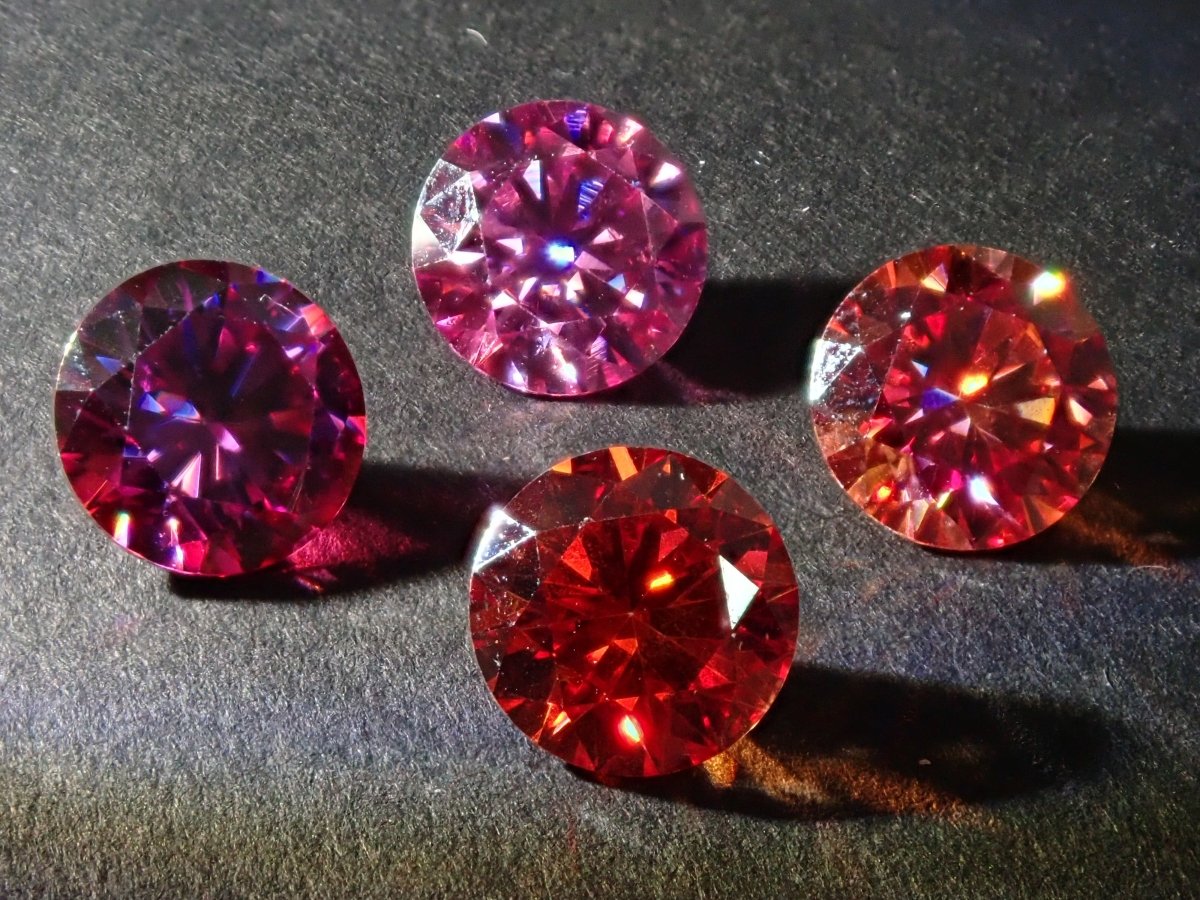 《17色》宝石ガチャガチャ💎新作モアッサナイト6.5mm(H&C ハート&キューピッド)💎《複数購入割引有》 - カラッツSTORE