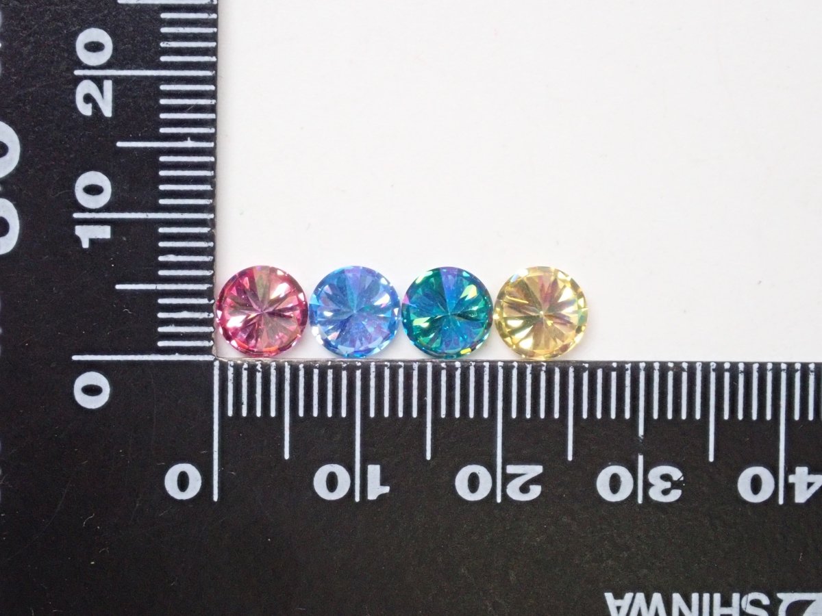 《17色》宝石ガチャガチャ💎新作モアッサナイト6.5mm(H&C ハート&キューピッド)💎《複数購入割引有》 - カラッツSTORE