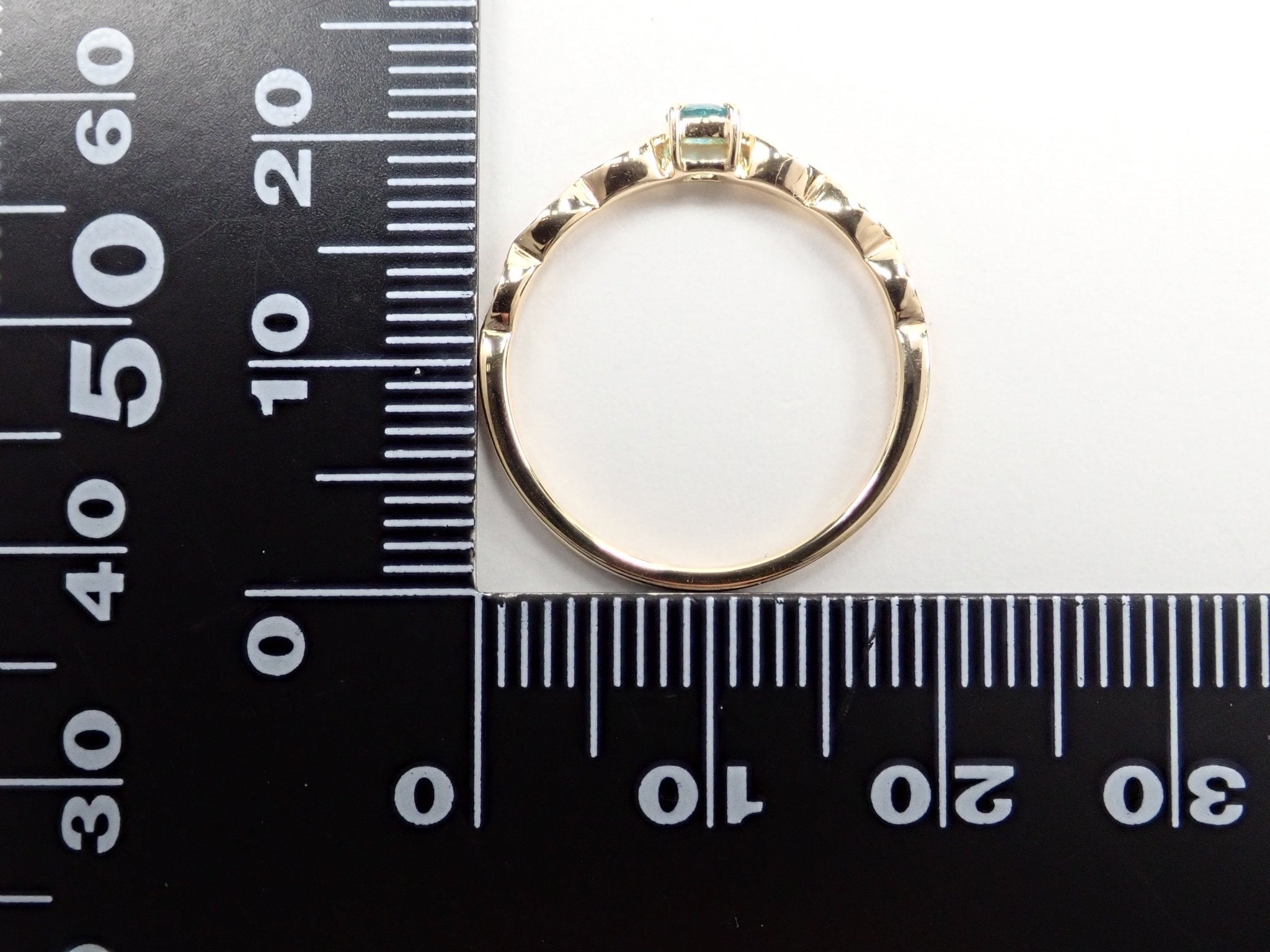 【7/3 22時公開】K18ブラジル産パライバトルマリン0.09ct リング - KARATZ STORE|カラッツSTORE