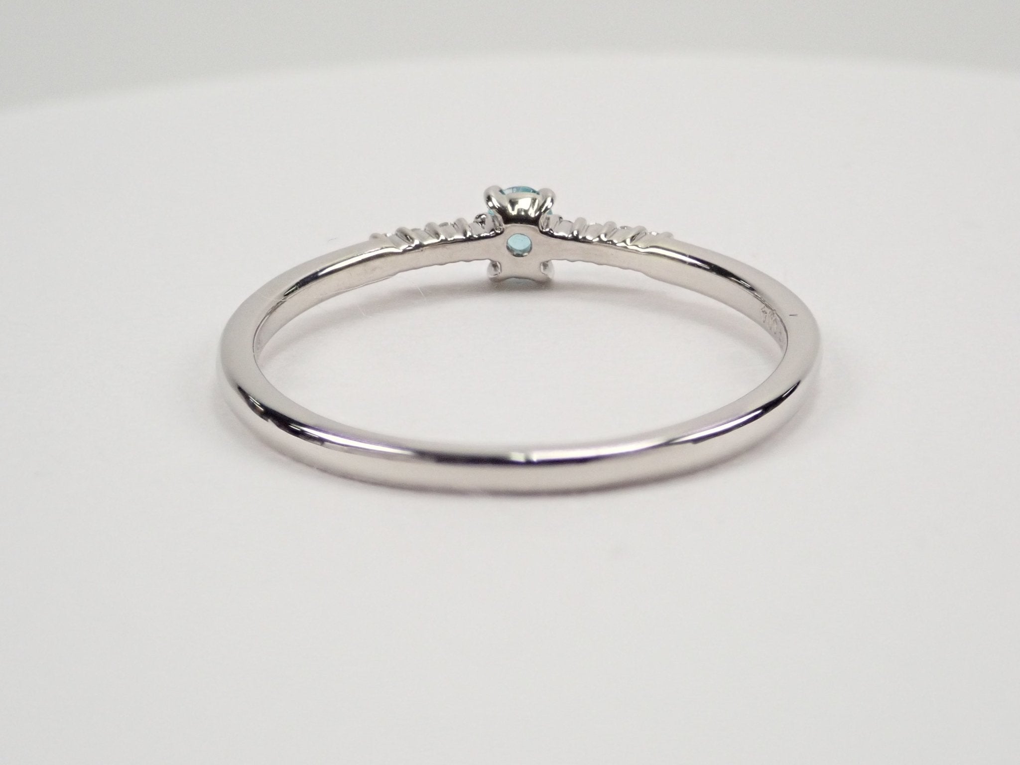 【7/3 22時公開】Pt950ブラジル産パライバトルマリン0.085ct リング - KARATZ STORE|カラッツSTORE