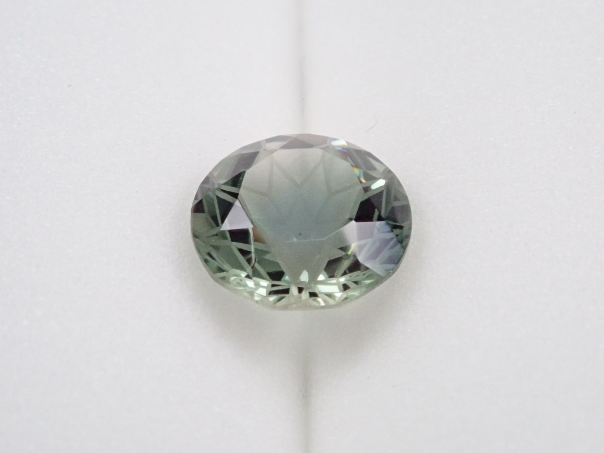 【ダンデライオンカット】グリーン・オレゴンサンストーン8mm ルース(5枚花びら) - カラッツSTORE