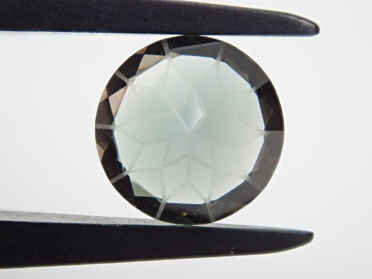 【ダンデライオンカット】グリーン・オレゴンサンストーン8mm ルース(5枚花びら) - カラッツSTORE