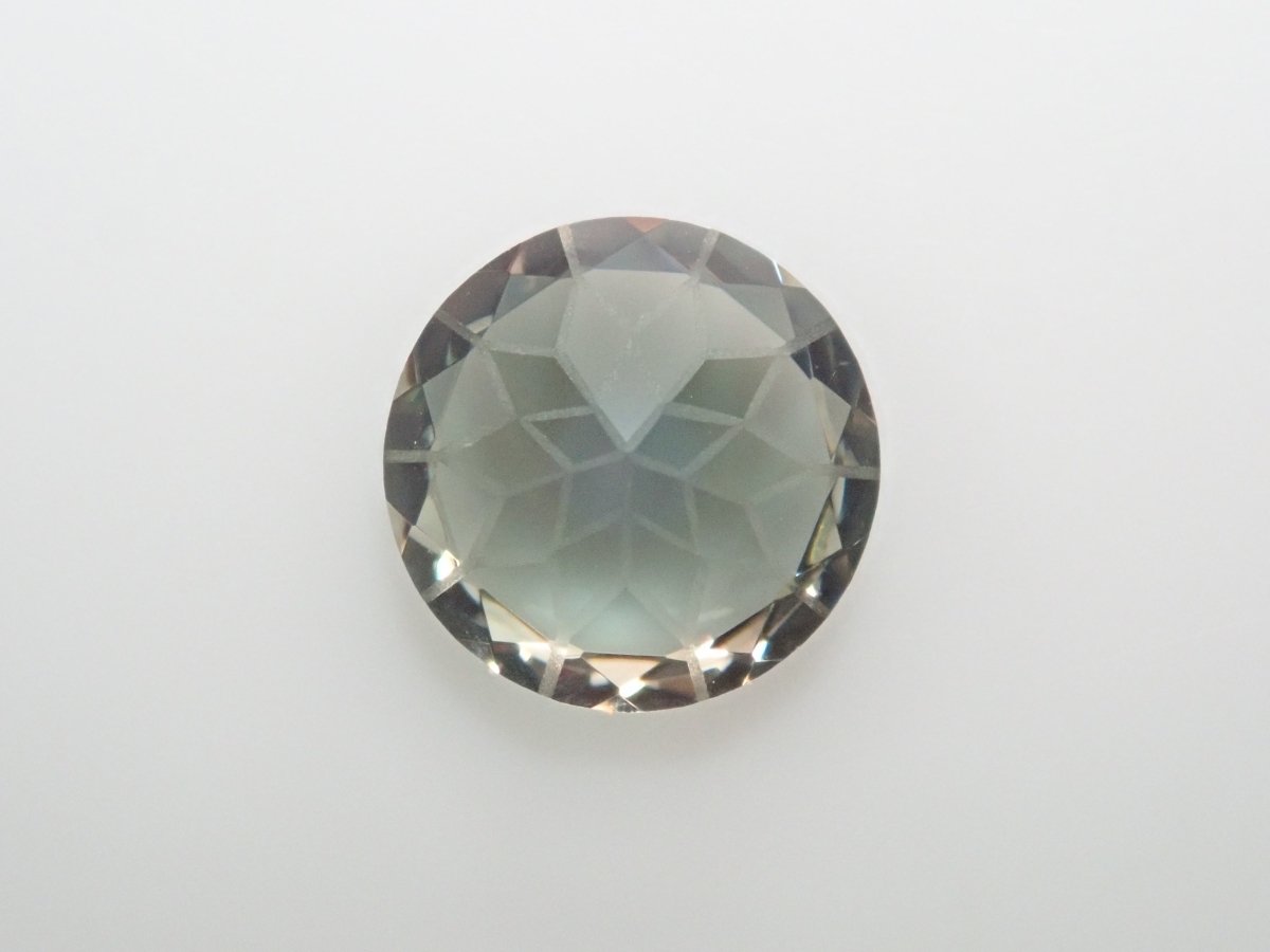 【ダンデライオンカット】グリーン・オレゴンサンストーン8mm ルース(5枚花びら) - カラッツSTORE