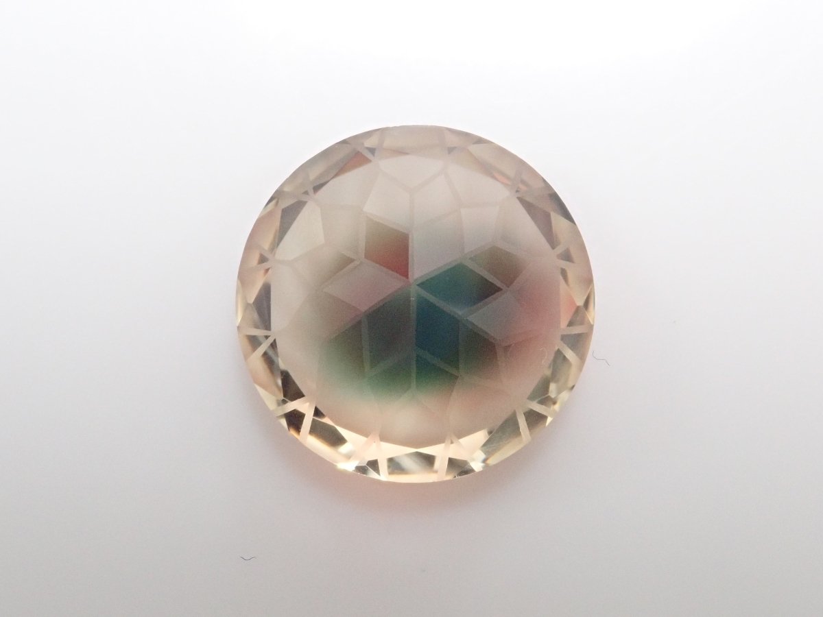 【ダンデライオンカット】オレゴンサンストーン 9.01ct/14mmルース(6枚花びら) - カラッツSTORE