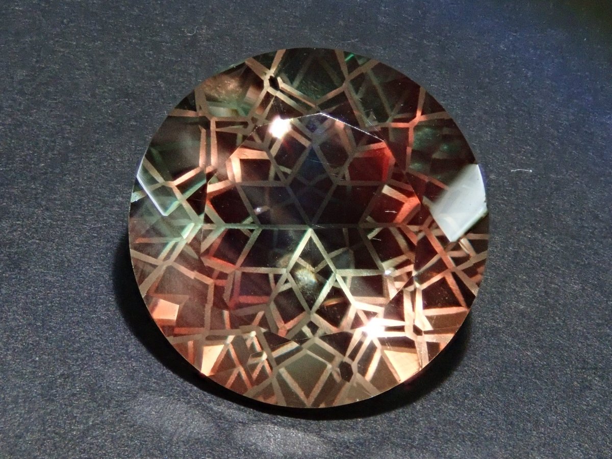 【ダンデライオンカット】オレゴンサンストーン 9.01ct/14mmルース(6枚花びら) - カラッツSTORE