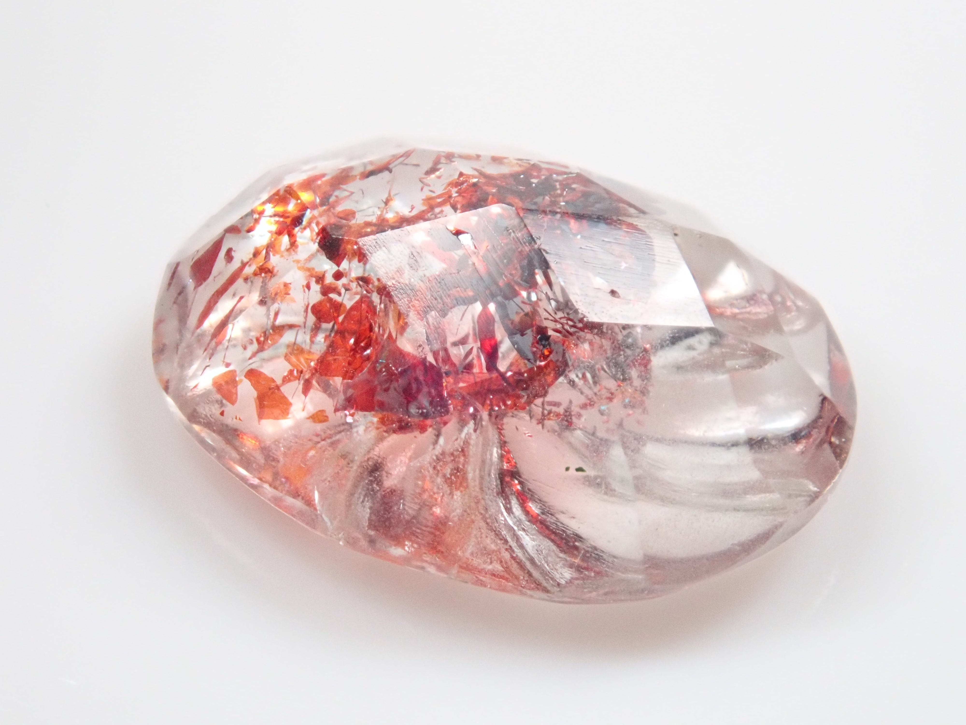 【甲州貴石切子plusthree】レピドクロサイトインクォーツ 1.973ct《コラボ》ルース ワッペン付