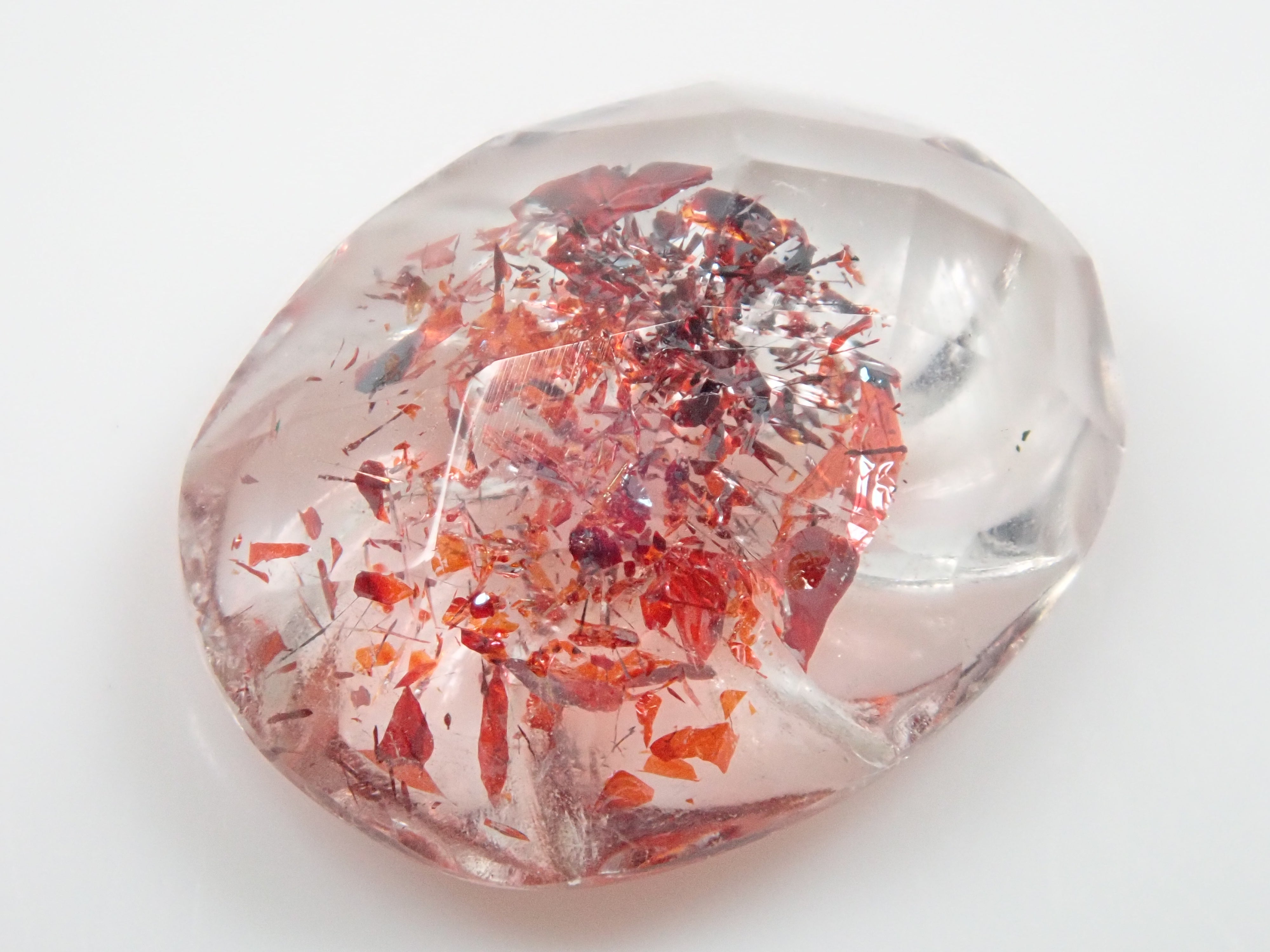 【甲州貴石切子plusthree】レピドクロサイトインクォーツ 1.973ct《コラボ》ルース ワッペン付