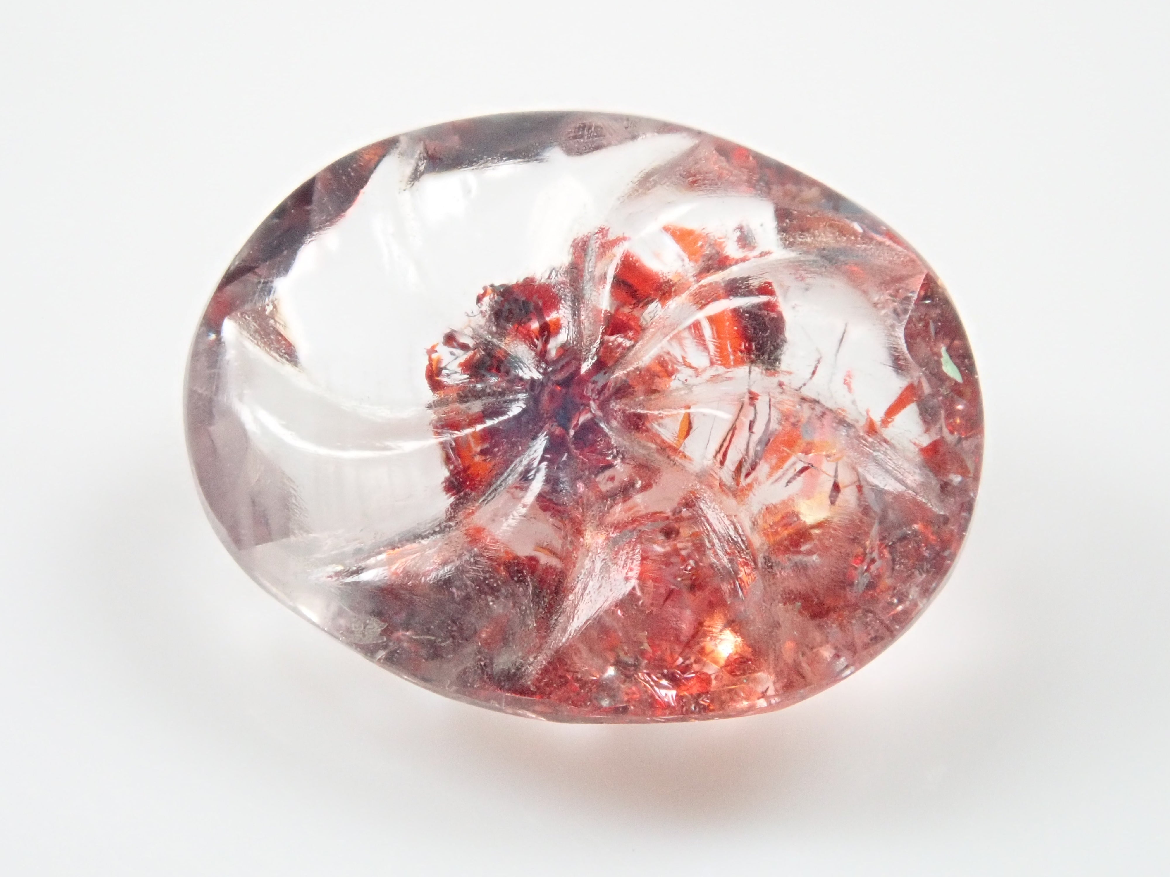 【甲州貴石切子plusthree】レピドクロサイトインクォーツ 1.973ct《コラボ》ルース ワッペン付