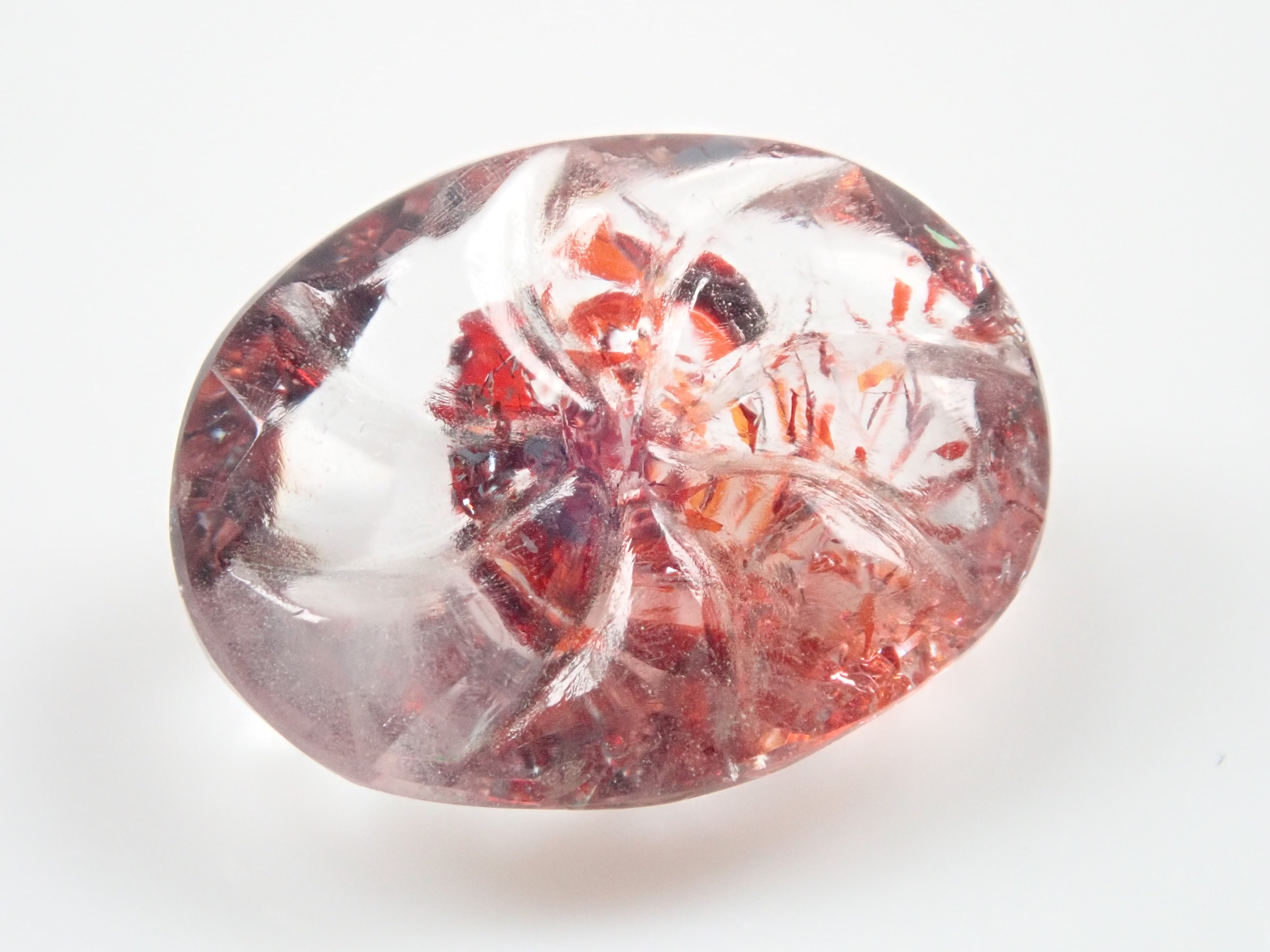 【甲州貴石切子plusthree】レピドクロサイトインクォーツ 1.973ct《コラボ》ルース ワッペン付
