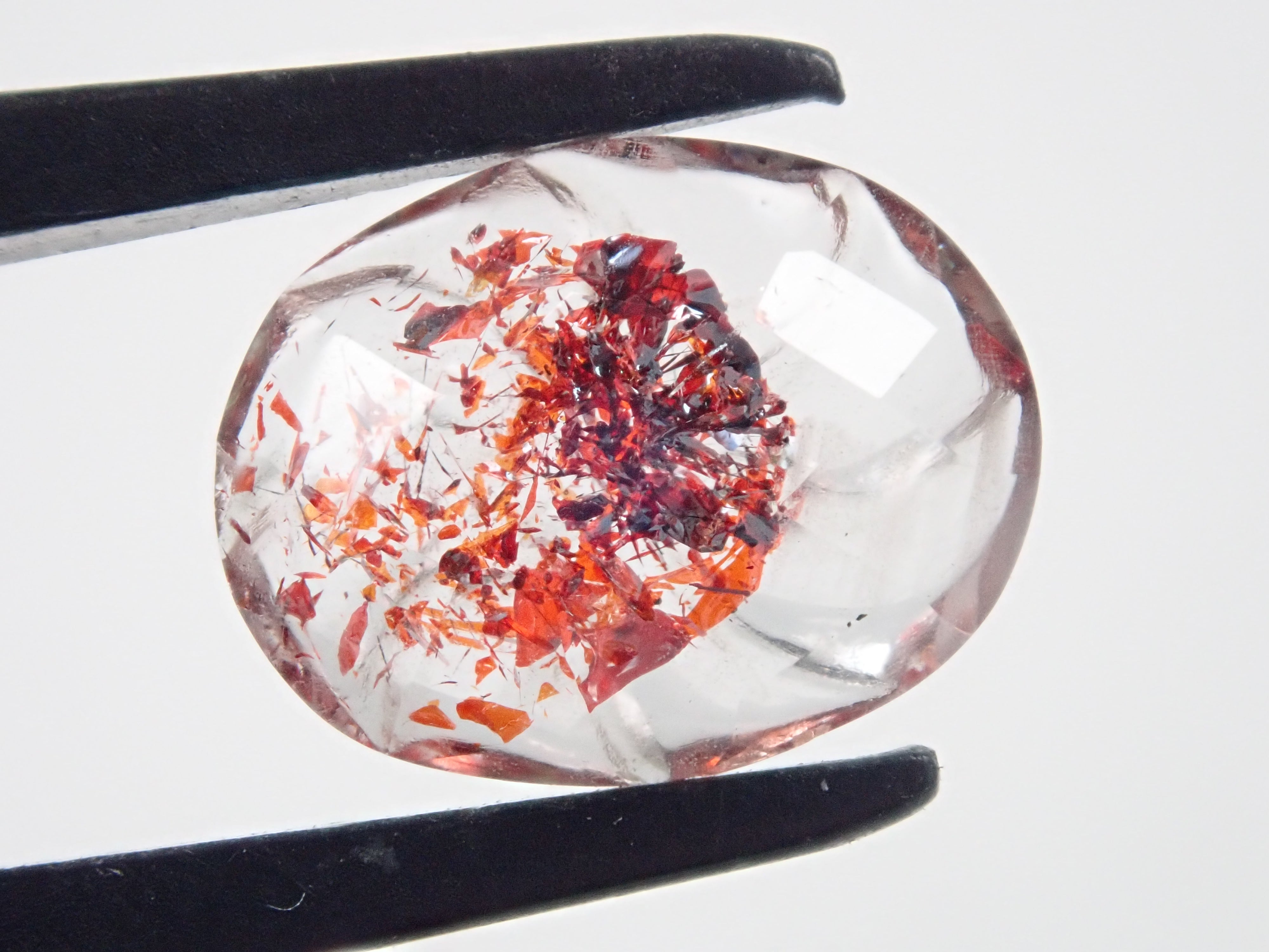 【甲州貴石切子plusthree】レピドクロサイトインクォーツ 1.973ct《コラボ》ルース ワッペン付