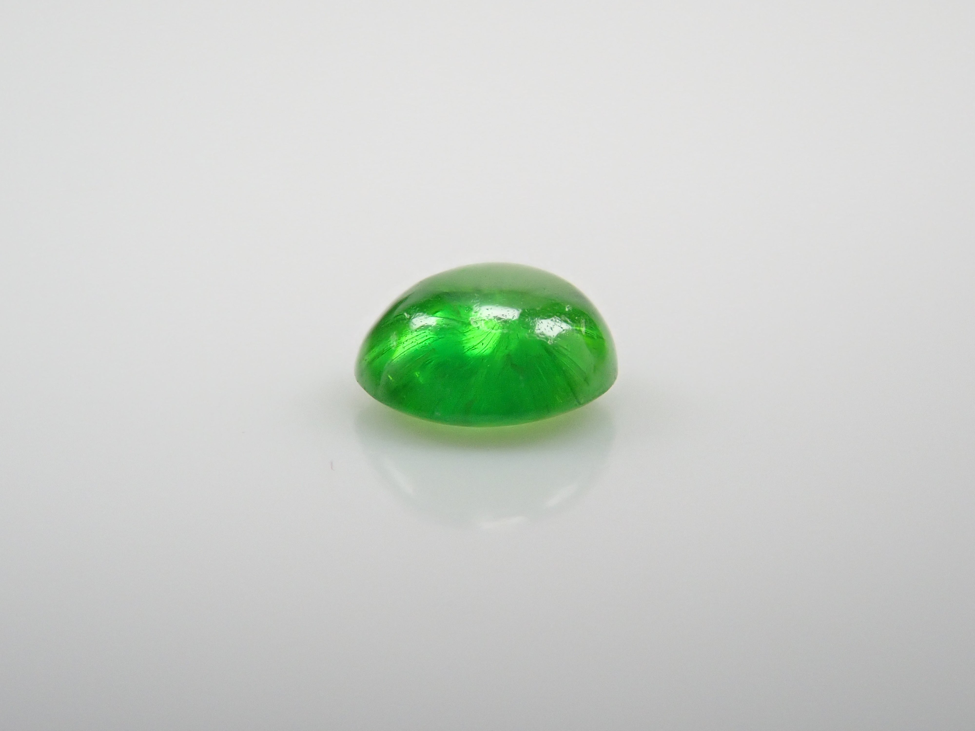 ロシア産デマントイドガーネット(ホーステール認む) 3mm/0.138ctルース