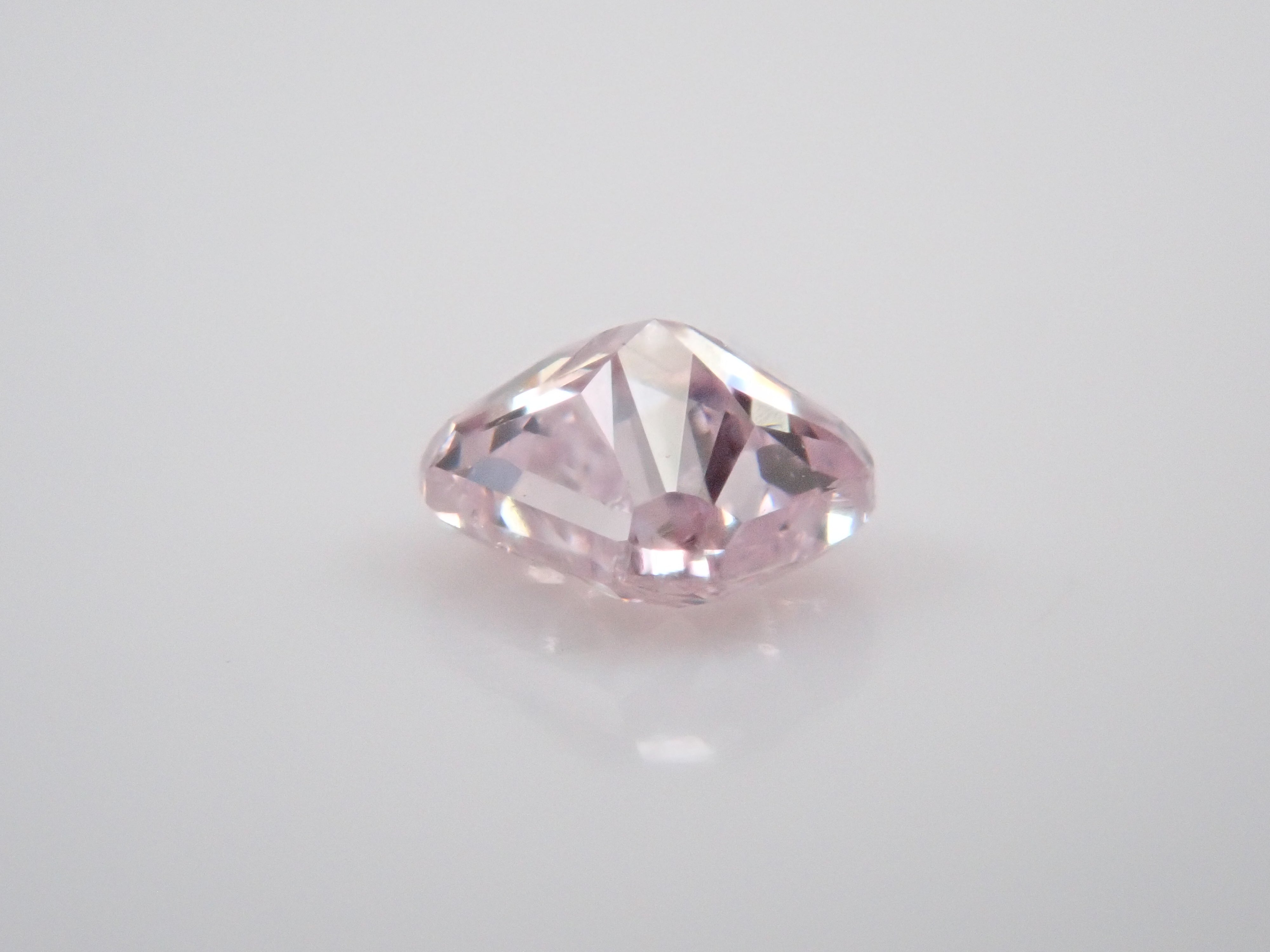 【32501452掲載】ピンクダイヤモンド 0.074ctルース(FANCY LIGHT PURPLISH PINK, I-1)