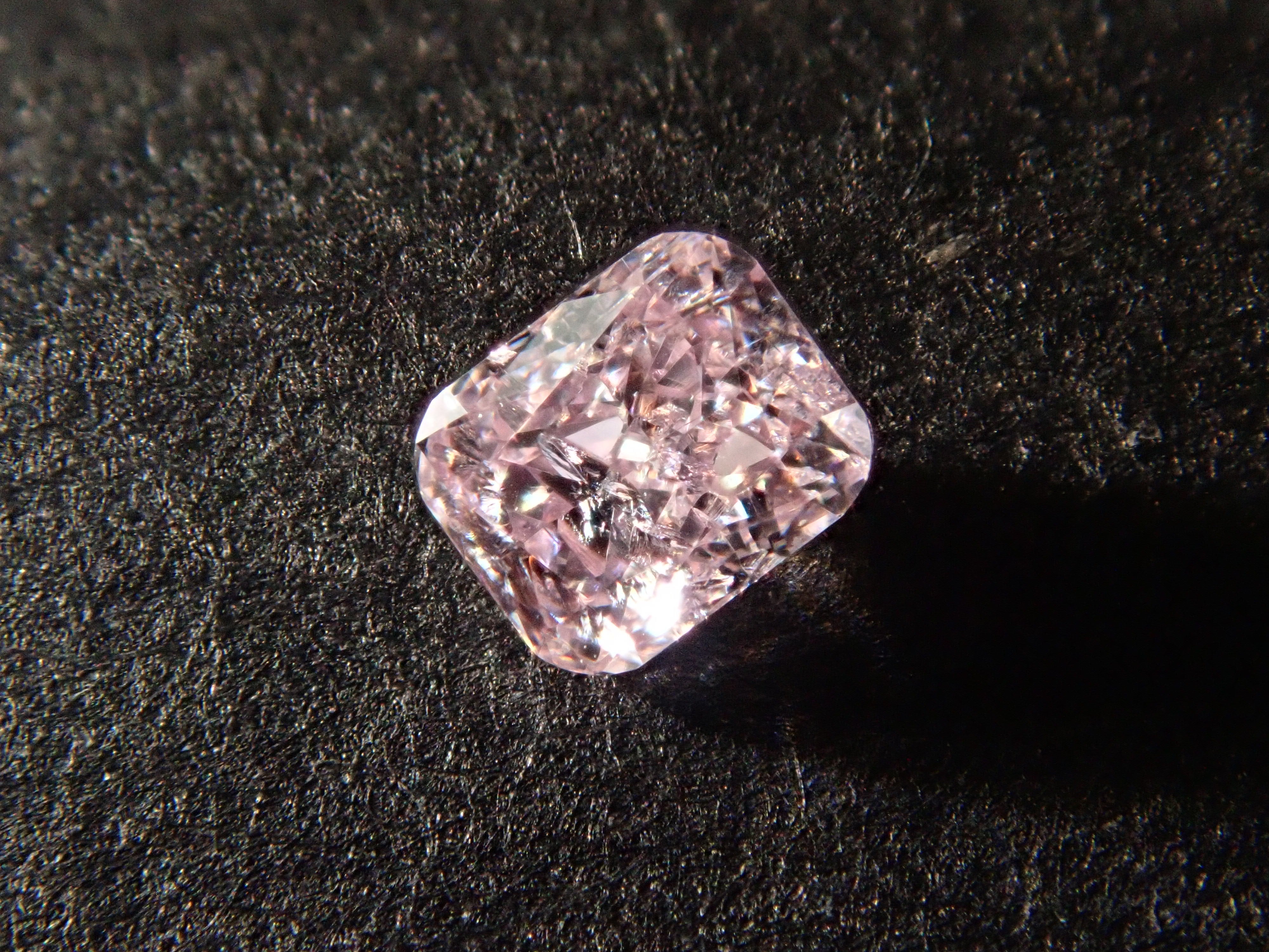 【32501452掲載】ピンクダイヤモンド 0.074ctルース(FANCY LIGHT PURPLISH PINK, I-1)