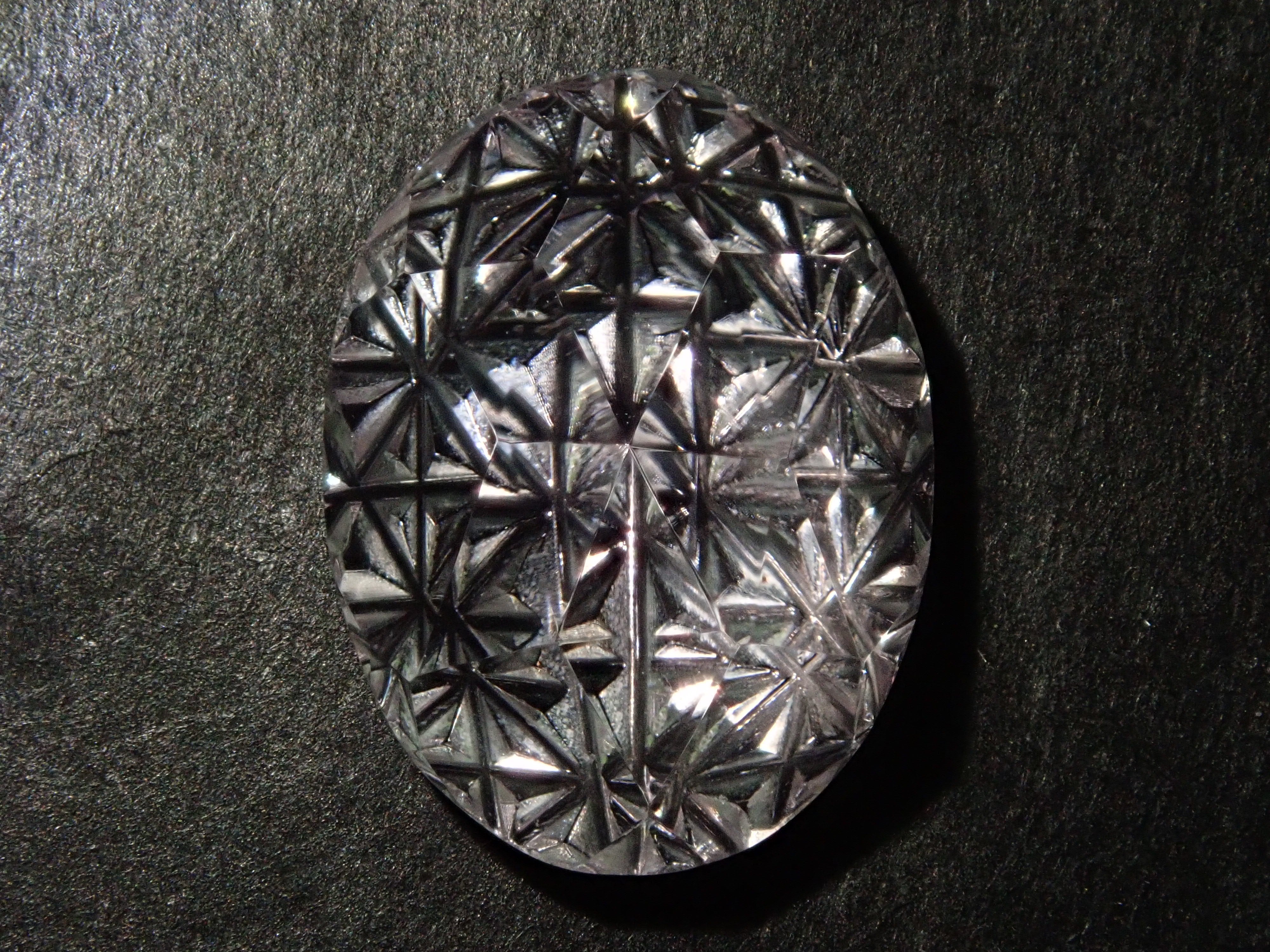 【甲州貴石切子】クンツァイト 5.024ct《コラボ》ルース ワッペン付