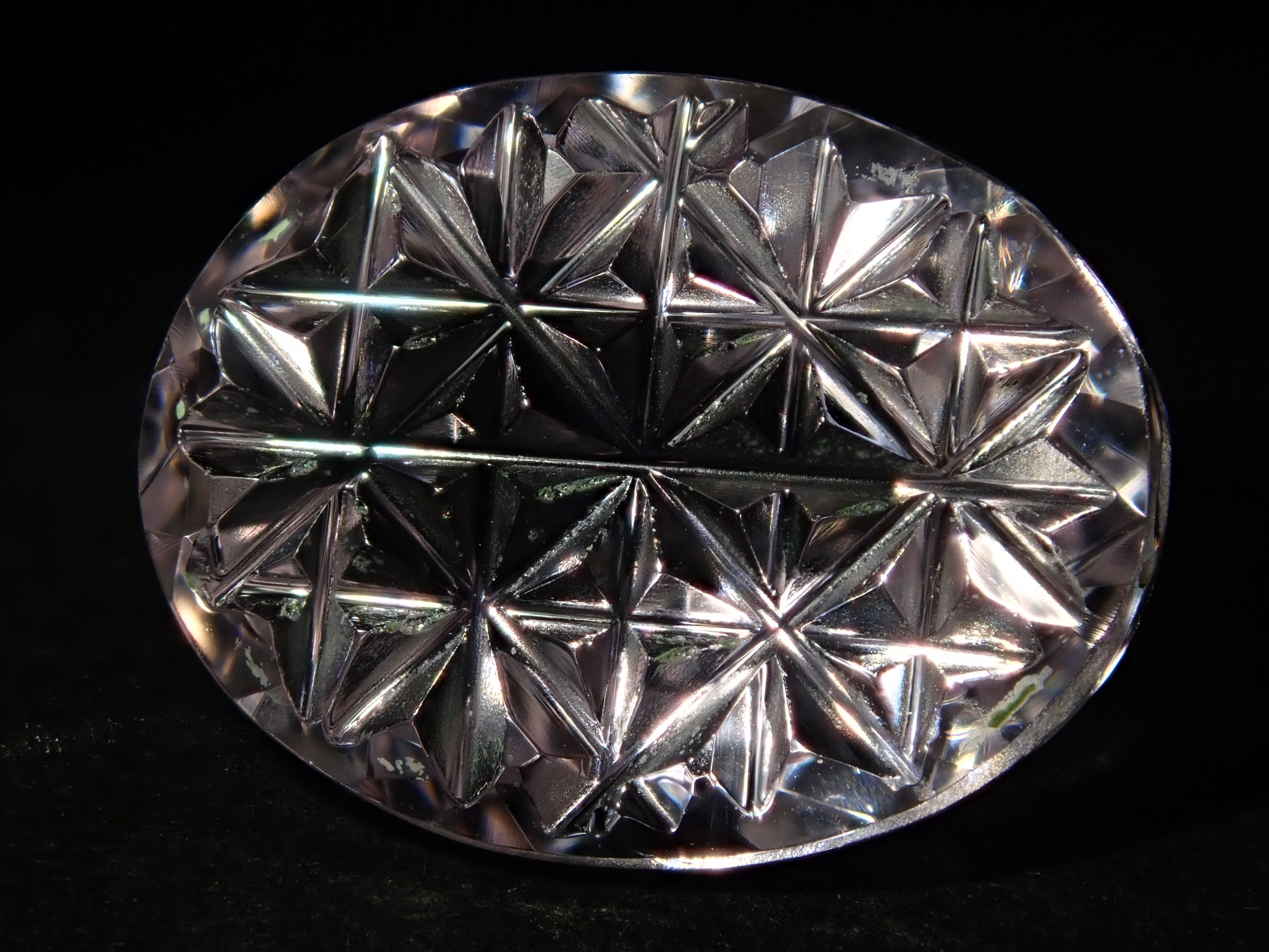 【甲州貴石切子】クンツァイト 5.024ct《コラボ》ルース ワッペン付