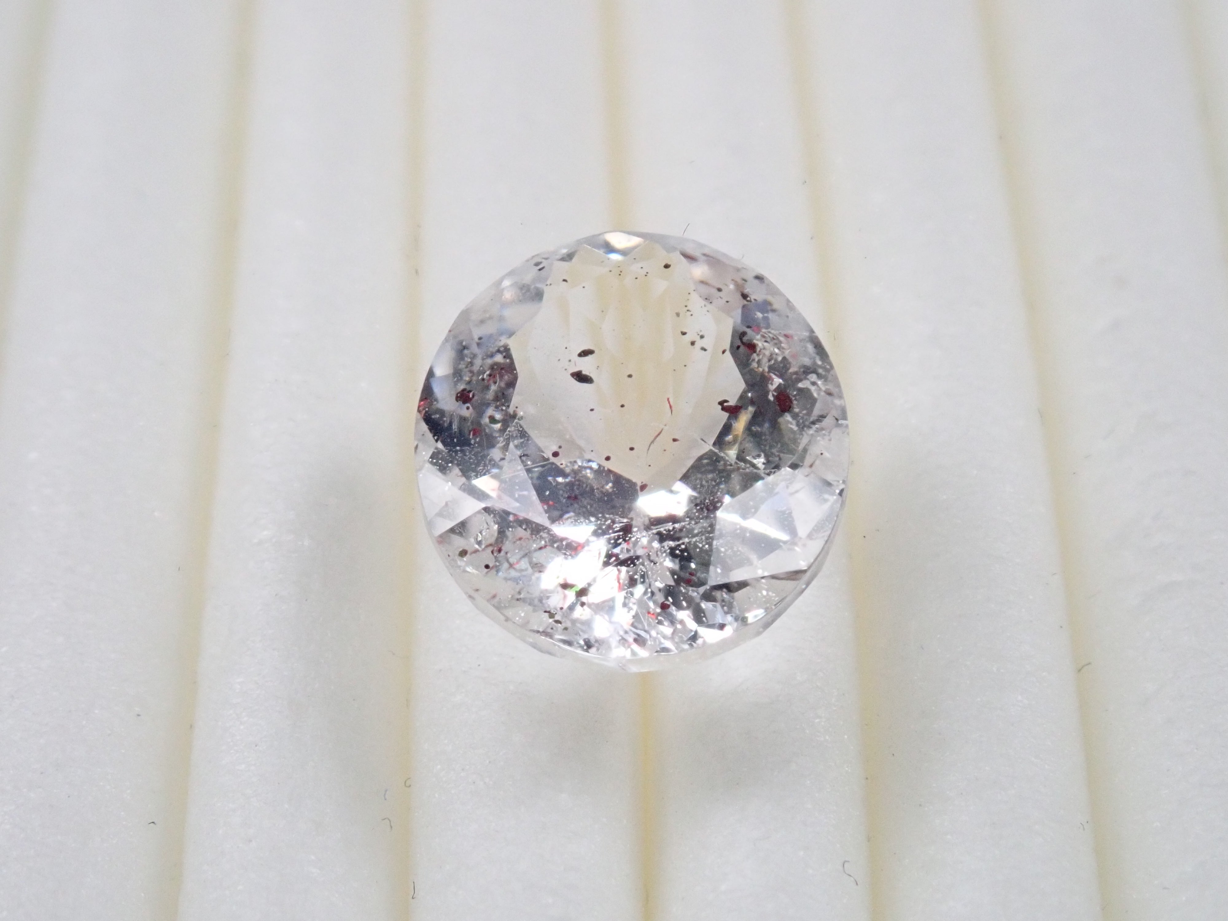 【12542266掲載】ブラジル産ティンカーベルクォーツ(ピンクファイヤークォーツ) 2.663ctルース