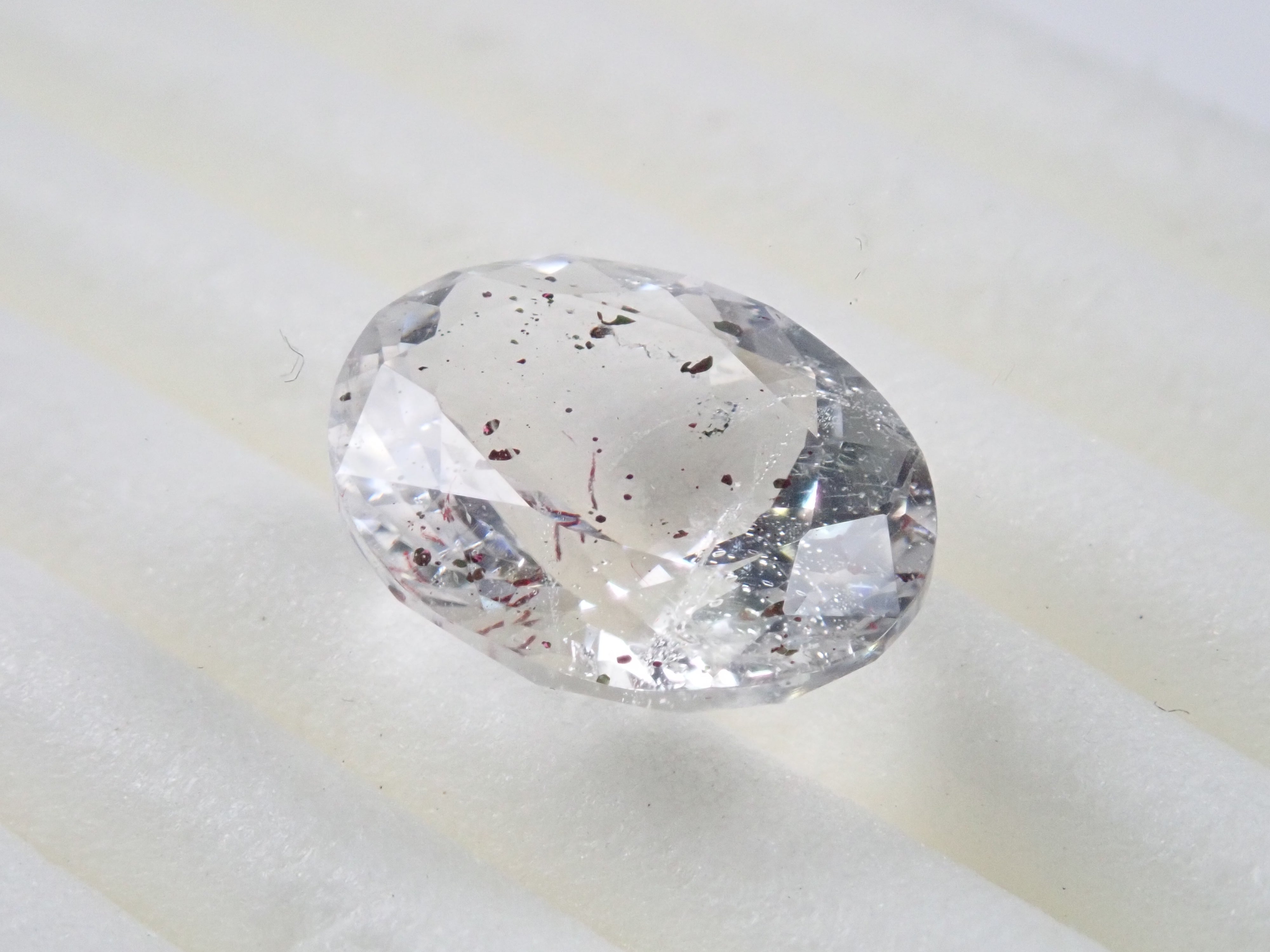 【12542266掲載】ブラジル産ティンカーベルクォーツ(ピンクファイヤークォーツ) 2.663ctルース