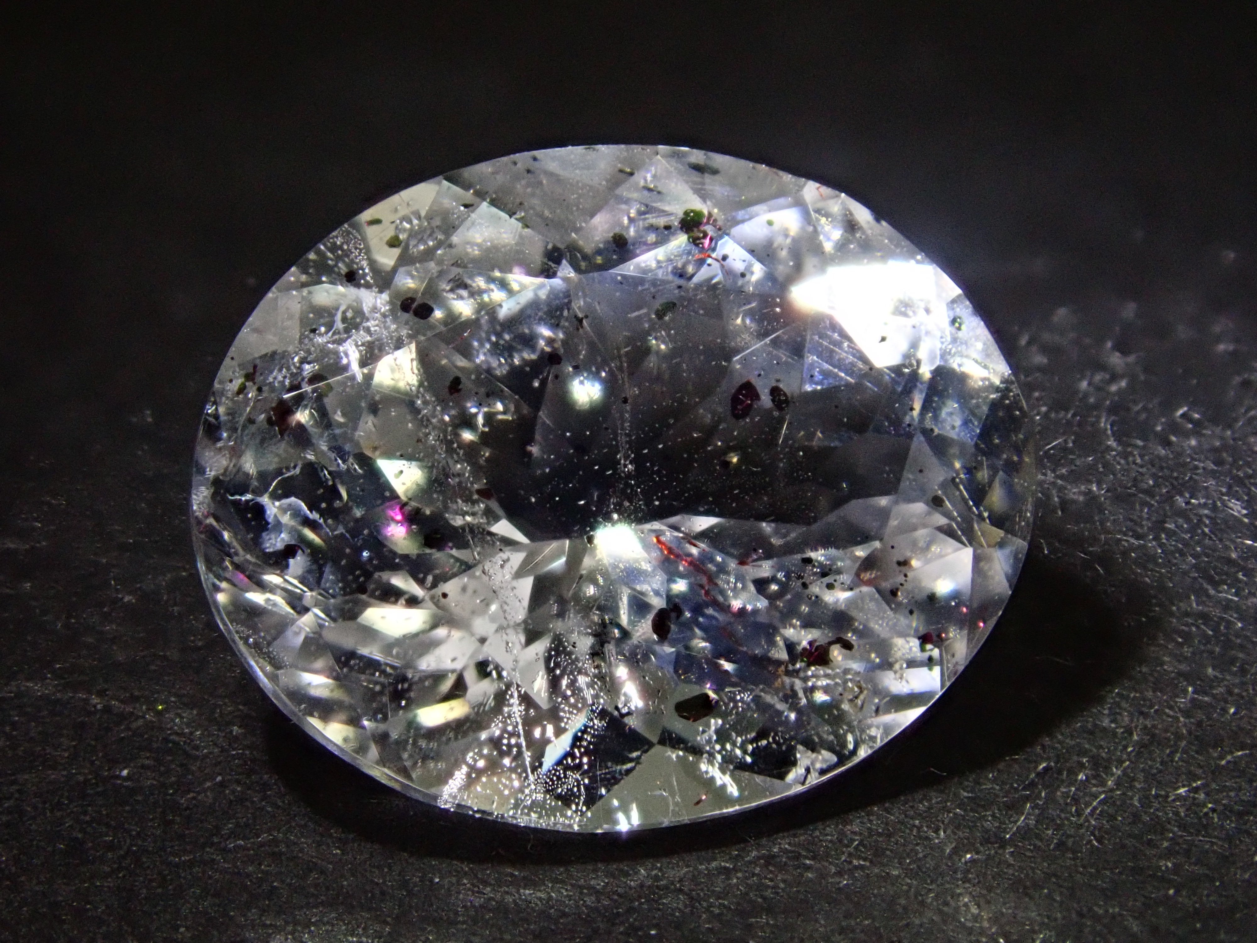 【12542266掲載】ブラジル産ティンカーベルクォーツ(ピンクファイヤークォーツ) 2.663ctルース