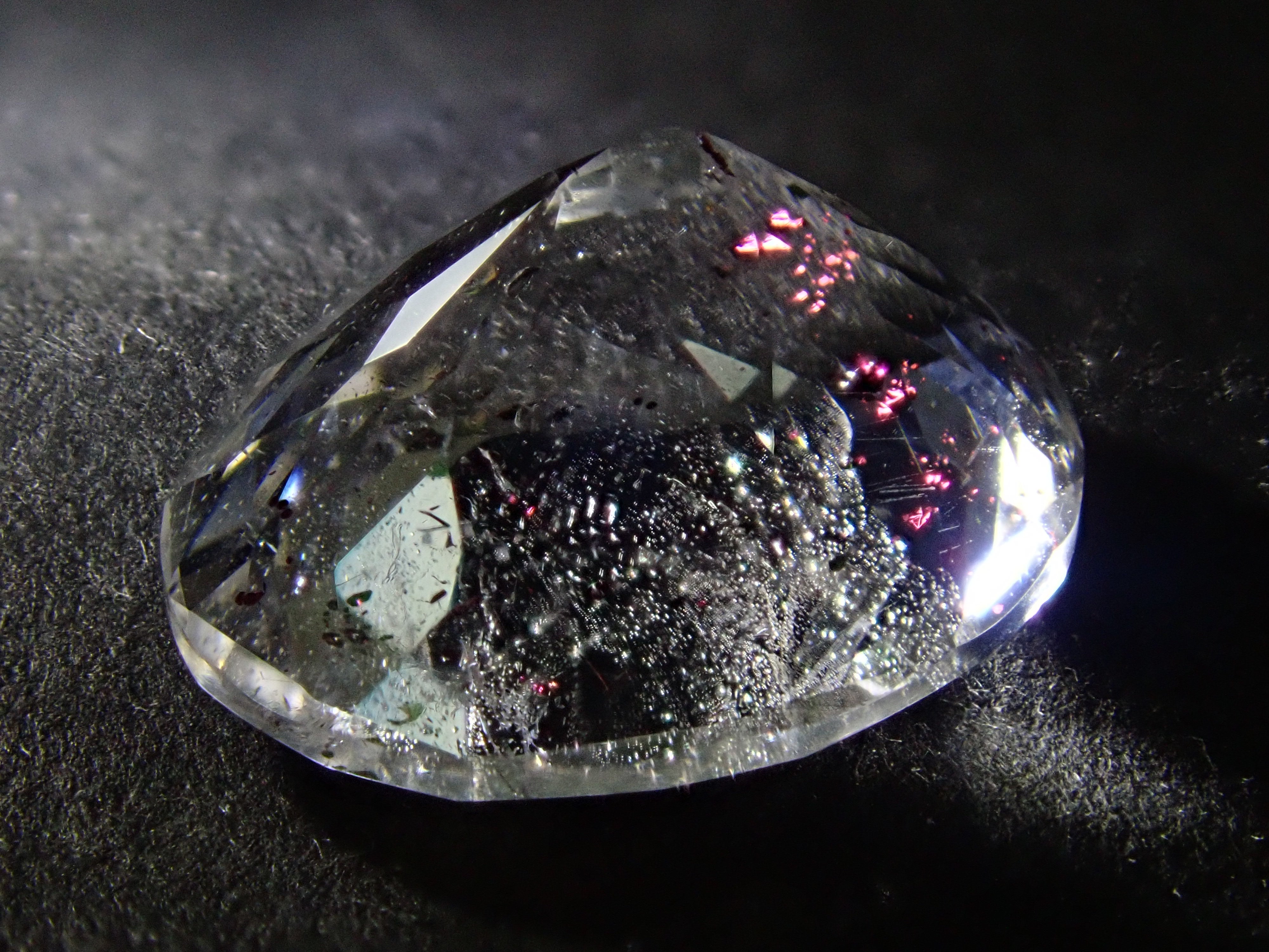 【12542266掲載】ブラジル産ティンカーベルクォーツ(ピンクファイヤークォーツ) 2.663ctルース