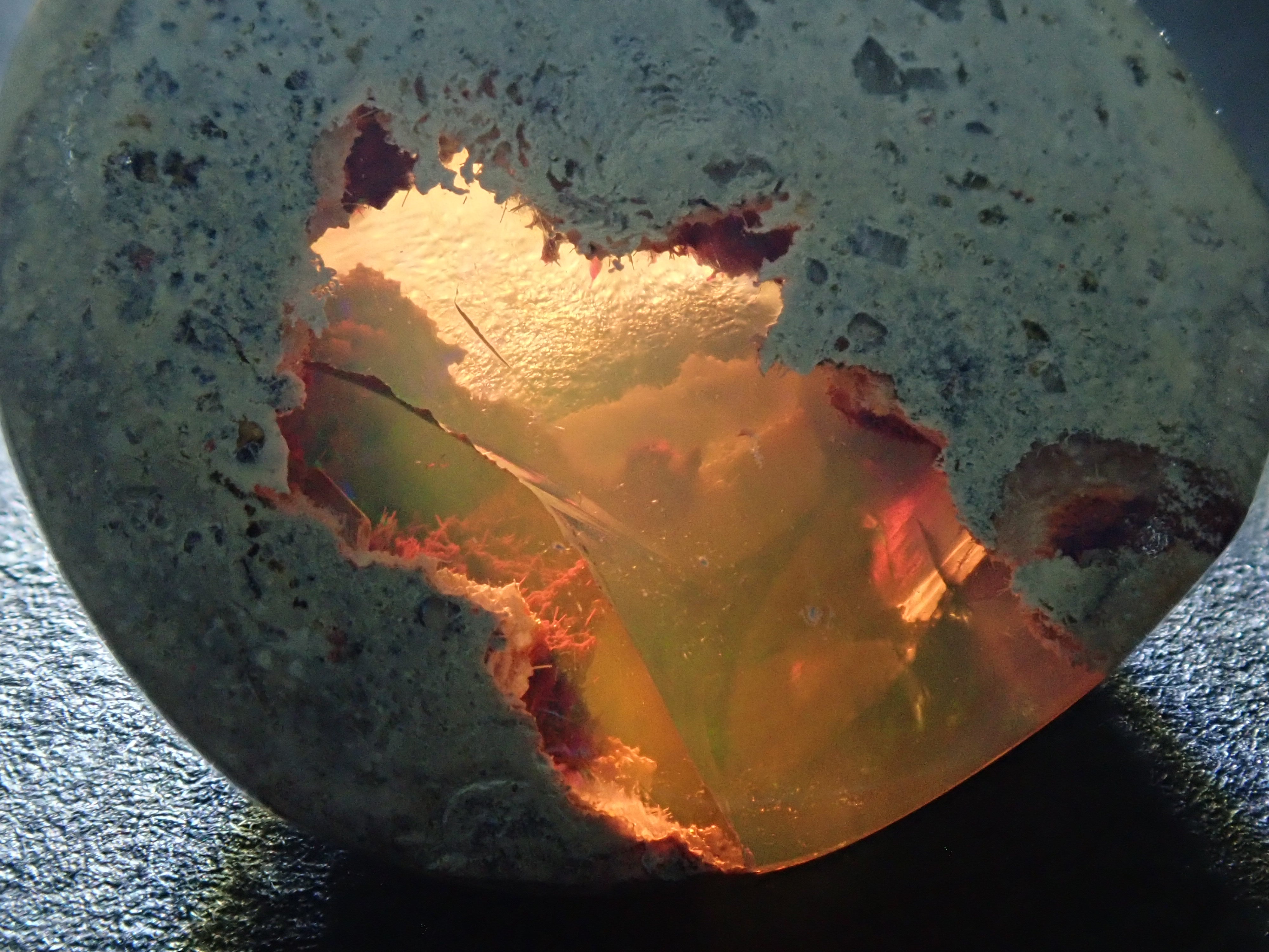 【12530283掲載】カンテラオパール 17.221ctルース