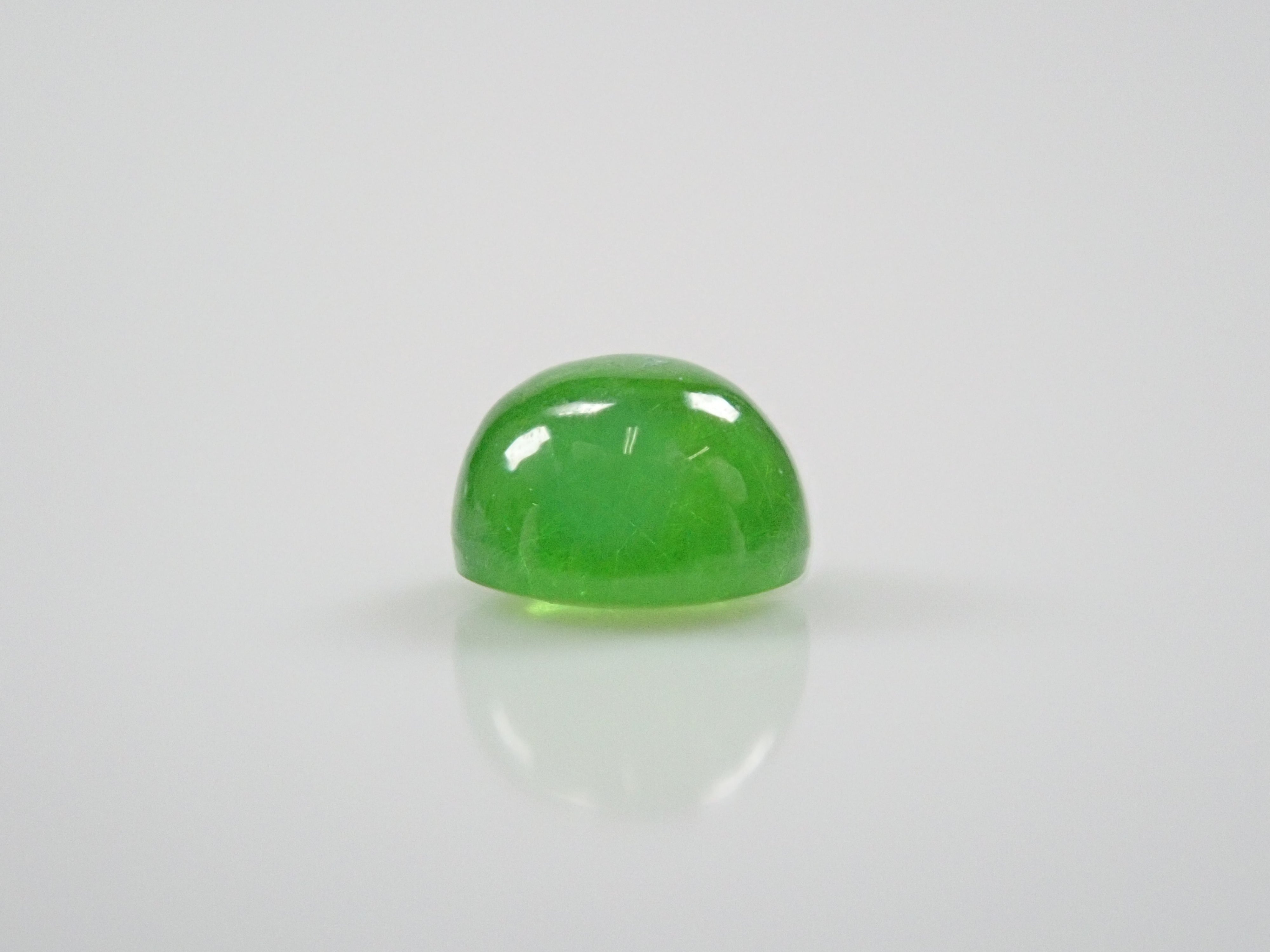 ロシア産デマントイドガーネット(ホーステール認む) 3mm/0.188ctルース