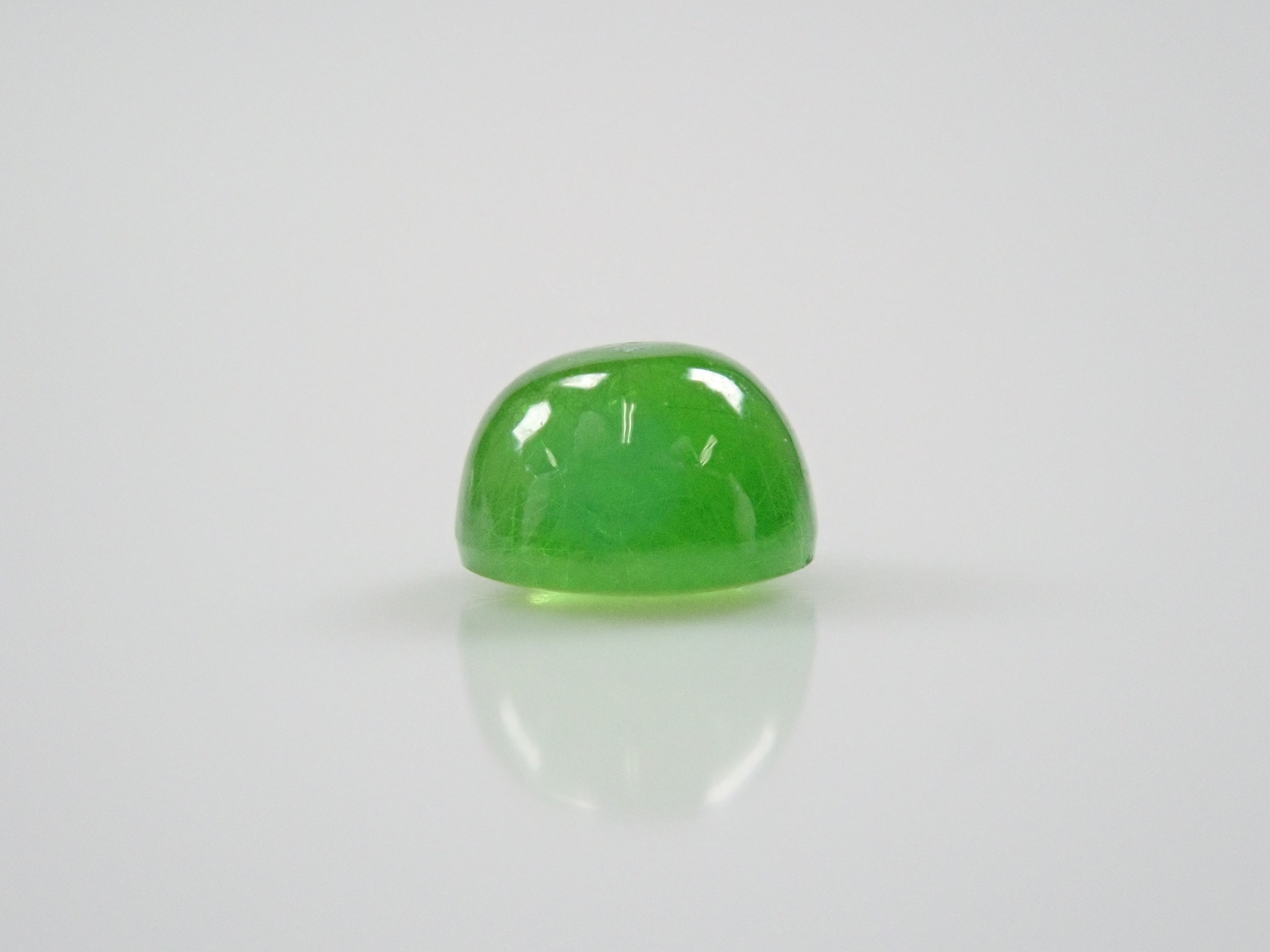 ロシア産デマントイドガーネット(ホーステール認む) 3mm/0.188ctルース