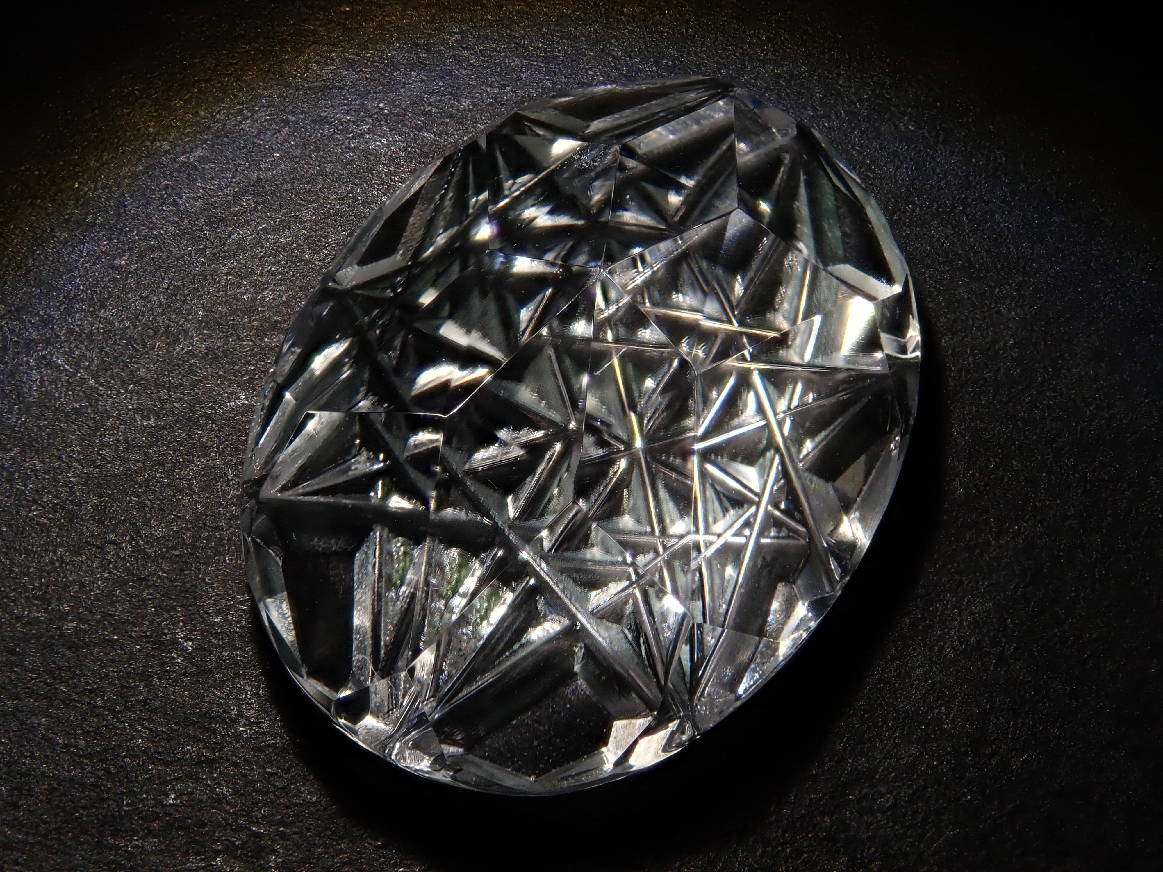 【甲州貴石切子】スポジュメン 8.480ct《コラボ》ルース ワッペン付